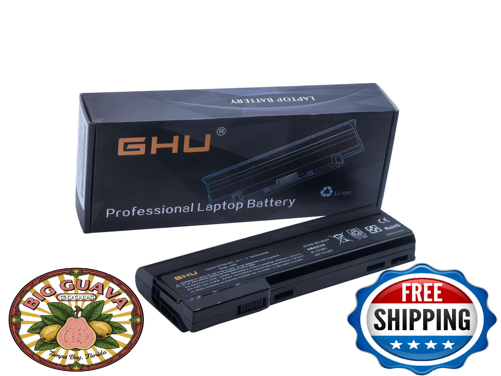 GHU New Battery 87 WH CC09 628666-001 Compatible with HP Probook 6360B 6460b 647
