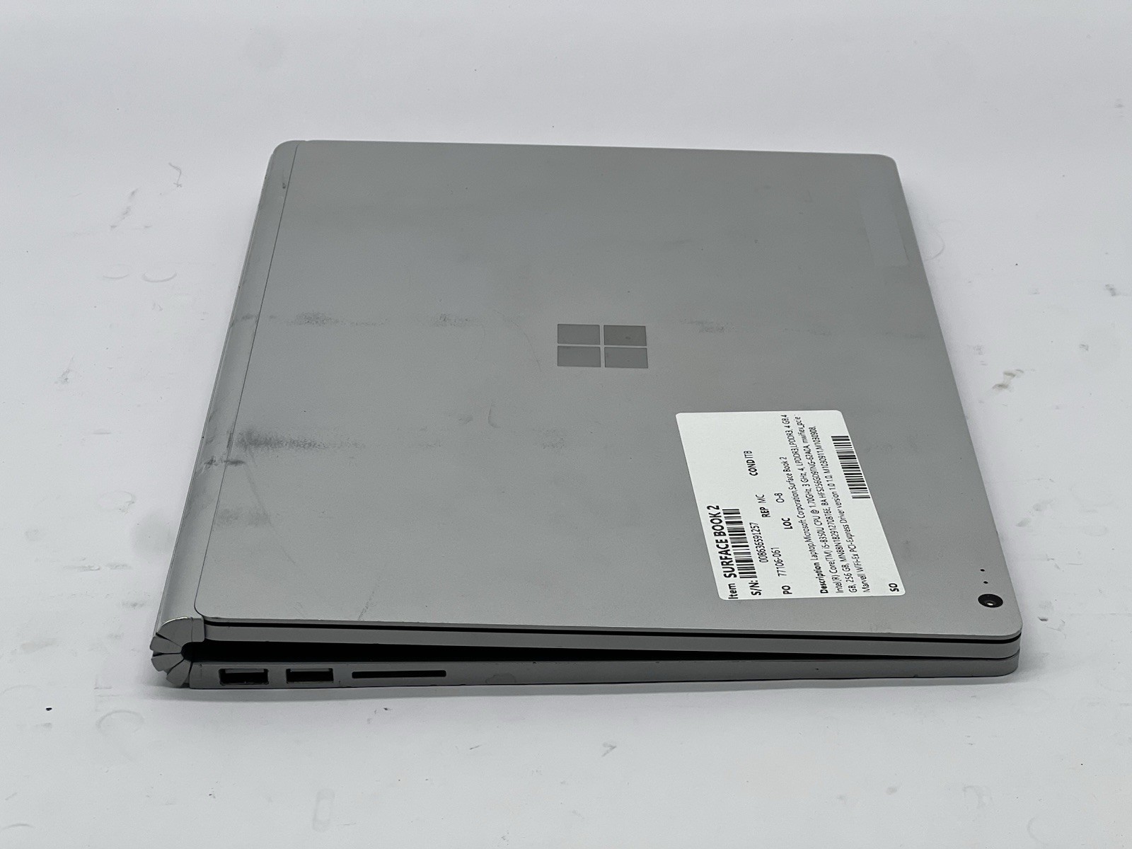 Microsoft Surface Book 2, Core i5-8350U, 1.70GHz, 8GB RAM, 256GB NVMe-No OS/AC
