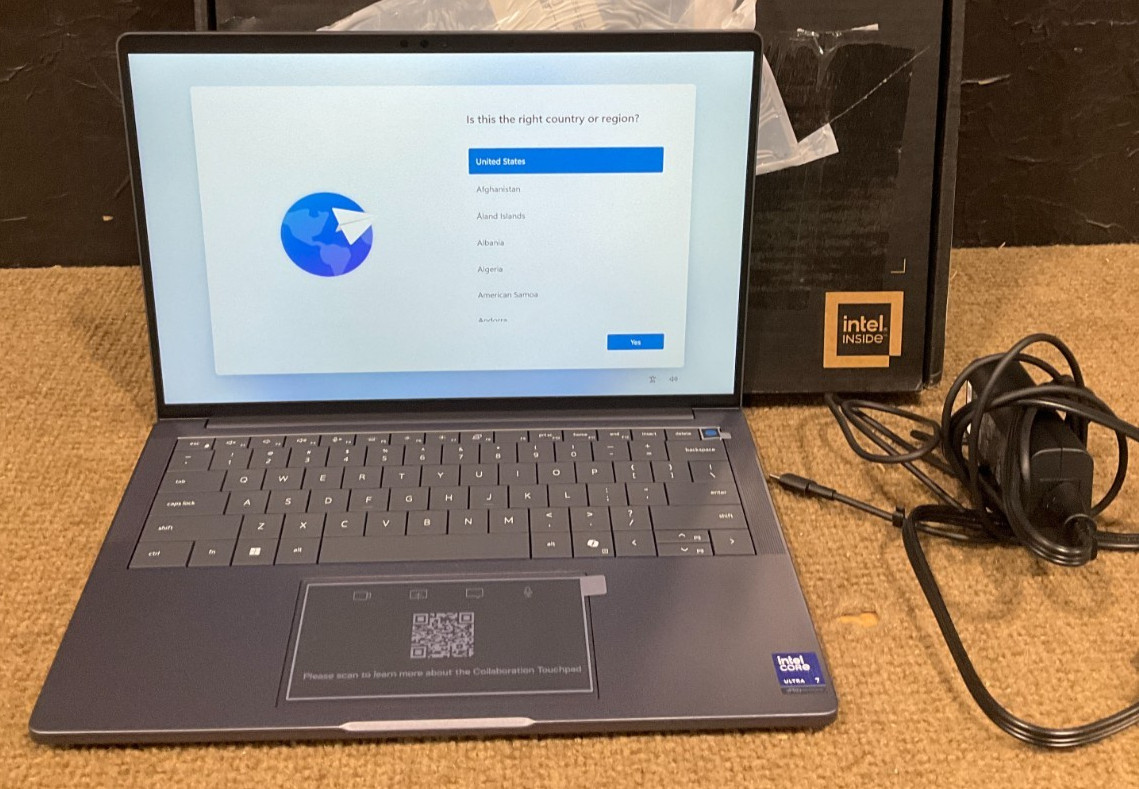 Dell Pro 14 Premium Laptop U7-266V 16GB 512GB BT5.4 WiFi7 14WU W11P 4KX2T 🇺🇸✨