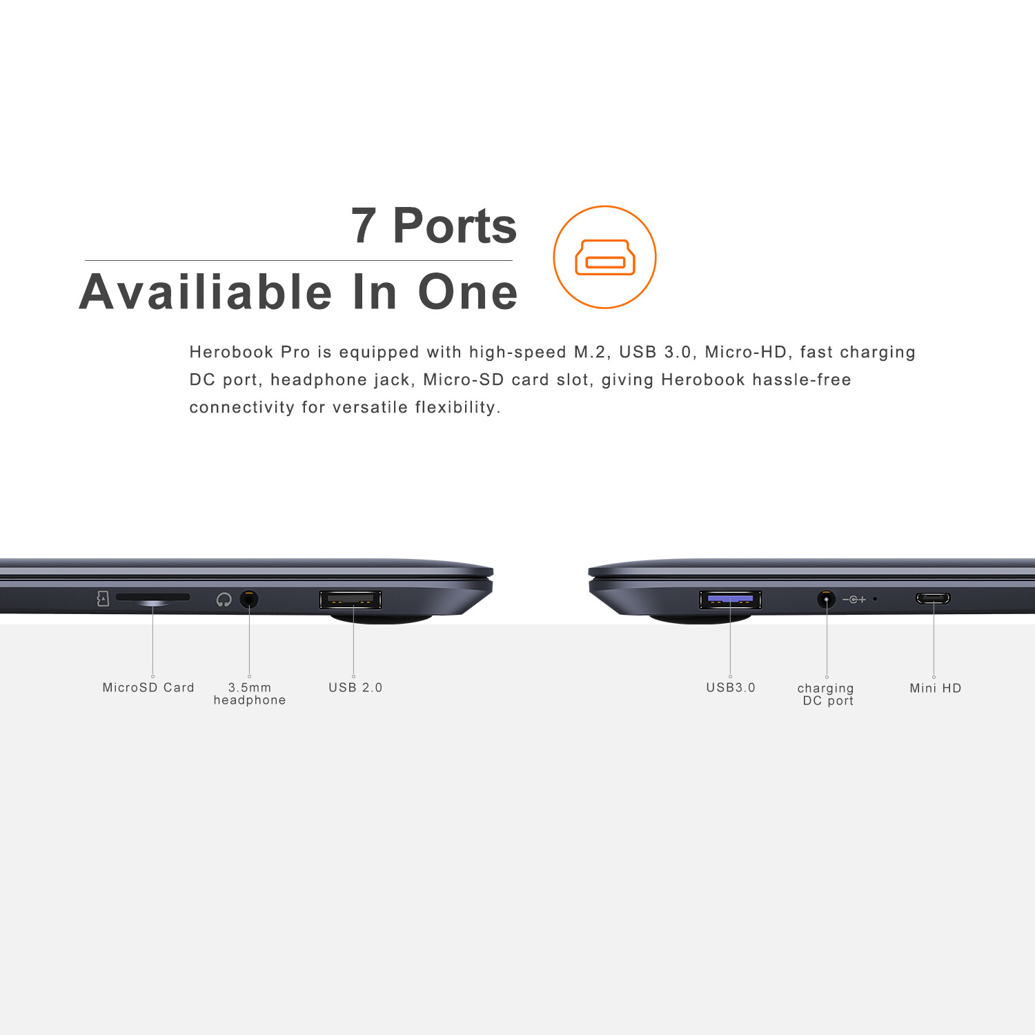 CHUWI- 14.1″ Laptop – Intel Celeron 2.8GH- 8GB Memory – 256GB SSD-HDMI Gray