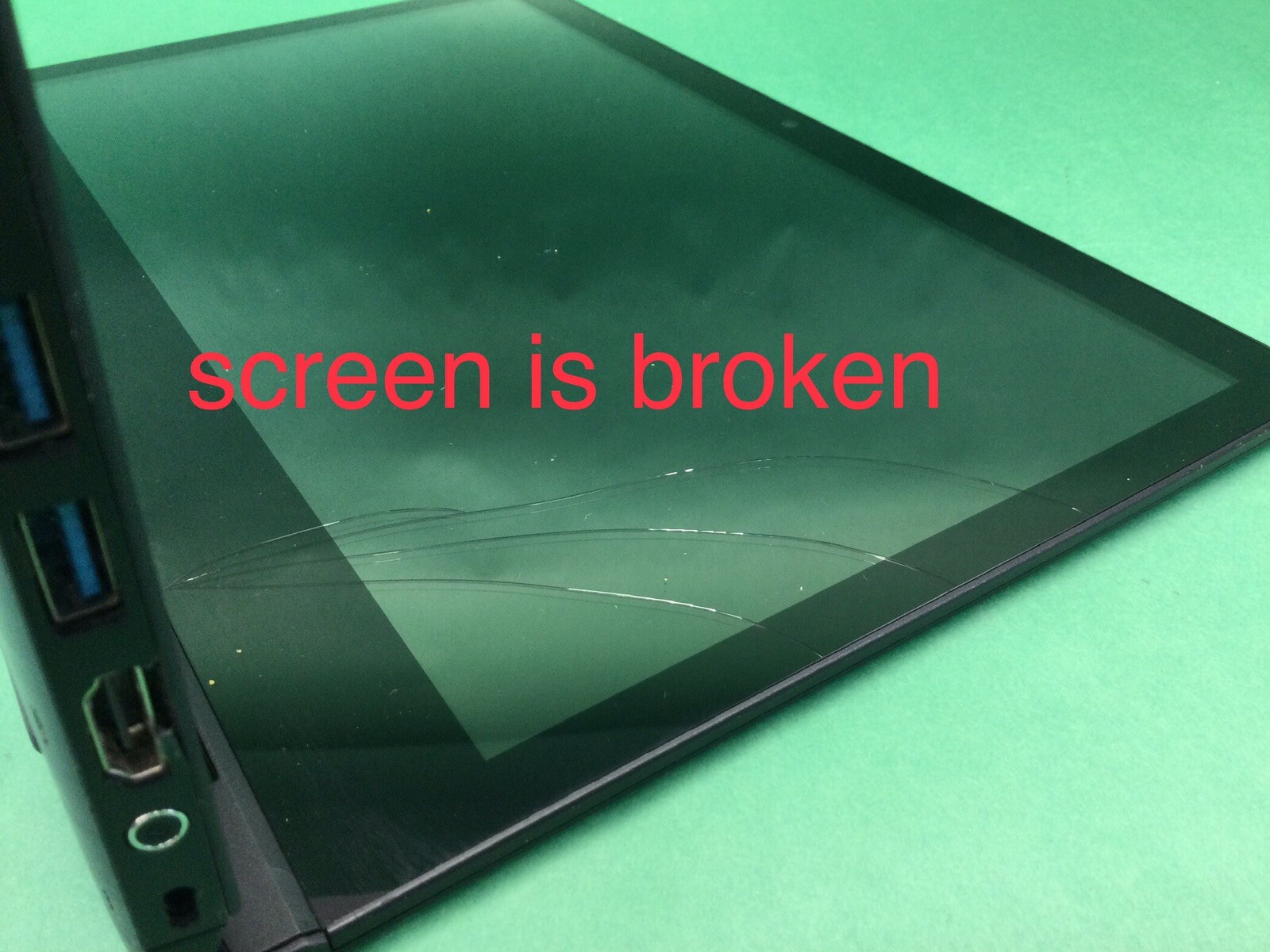Toshiba Satellite E45W – C4200 14” Laptop – BROKEN SCREEN – UNTESTED