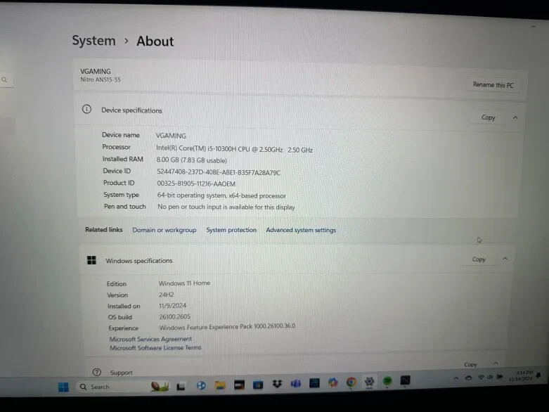2020 acer – nitro 5 15.6 gaming laptop