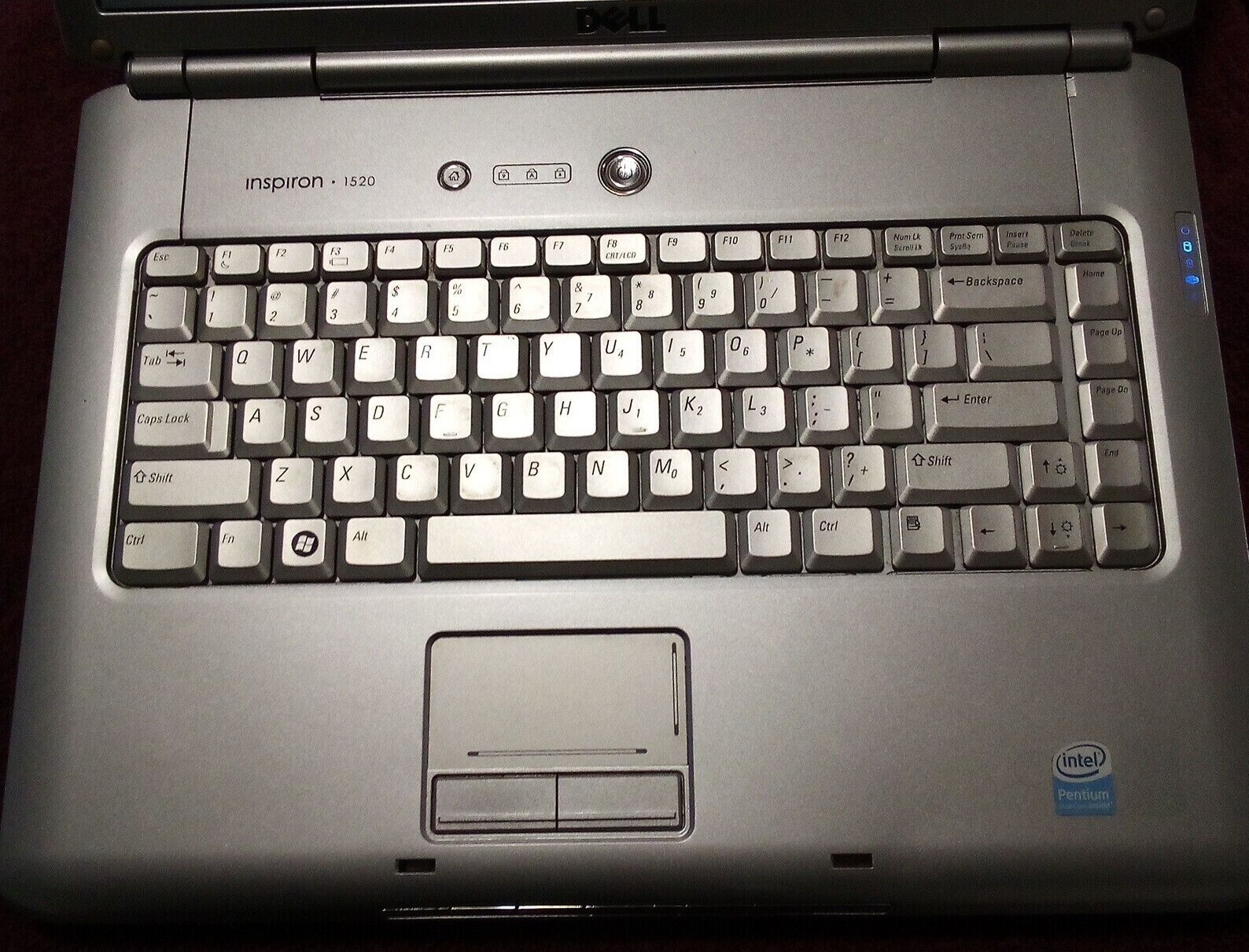 DELL INSPIRON 1520 LAPTOP, INTEL CORE 2 DUO CPU T7250 2 GHz, 2 GB RAM, 160GB HDD