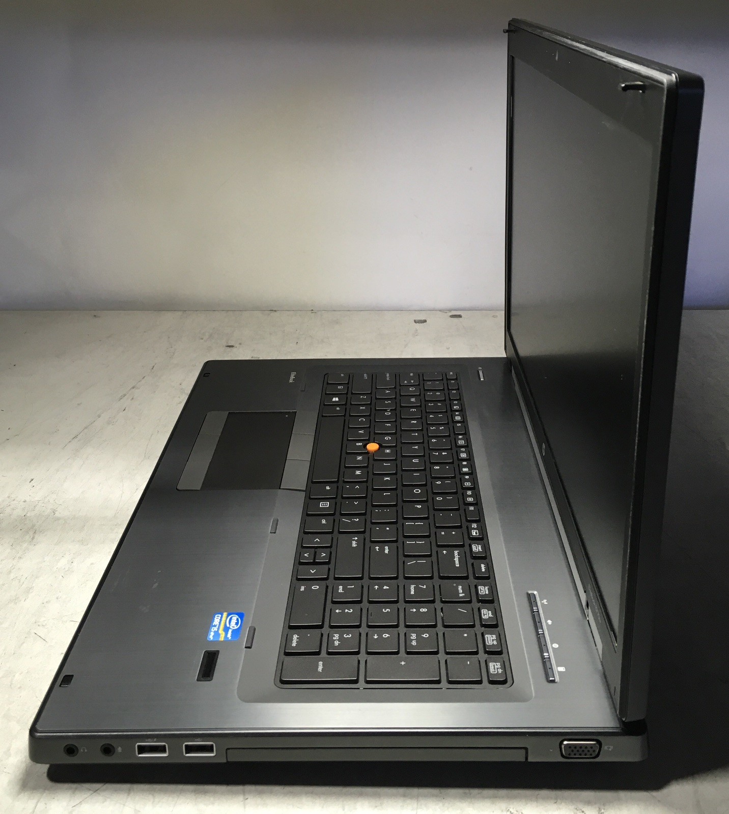 HP Elitebook 8770w Intel i5 vPro 8GB Ram 120GB SSD *DEAD BATTERY/FOR PARTS*