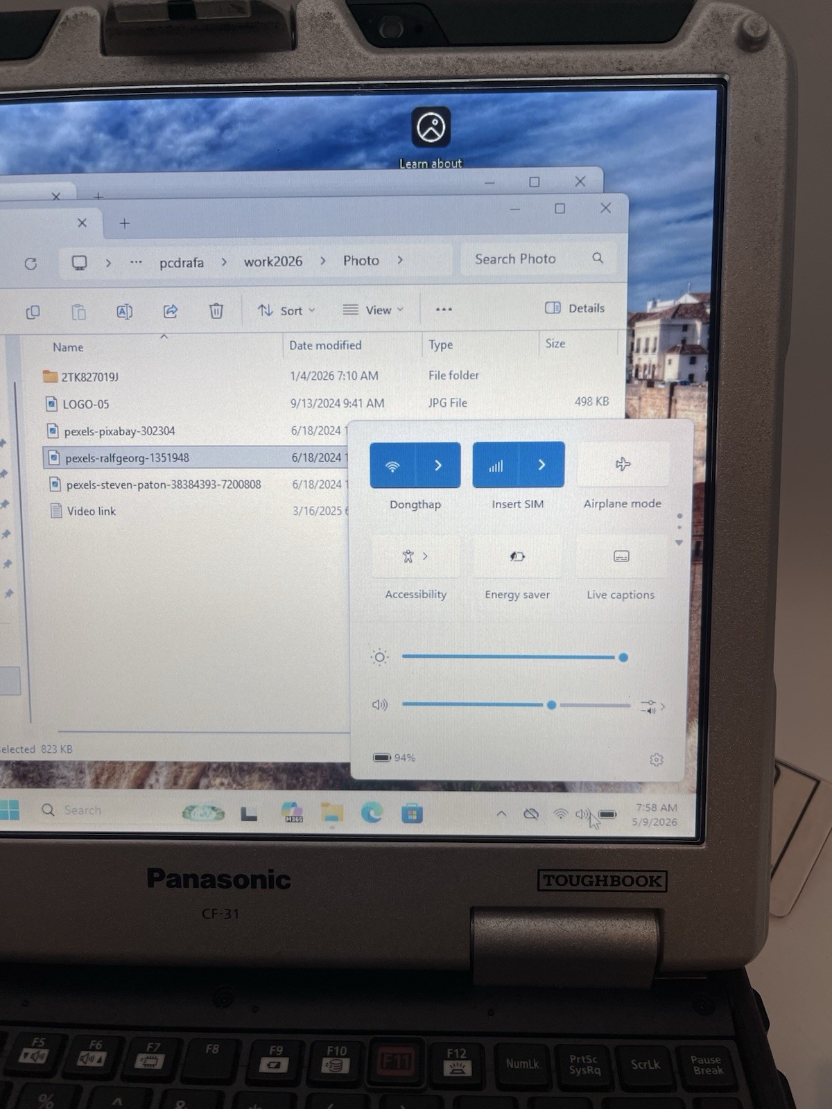 Panasonic Toughbook Cf-31 MK4 i5 27.GHz 8Gb 240GB SSD 4G NON-TOUCH Windows 11