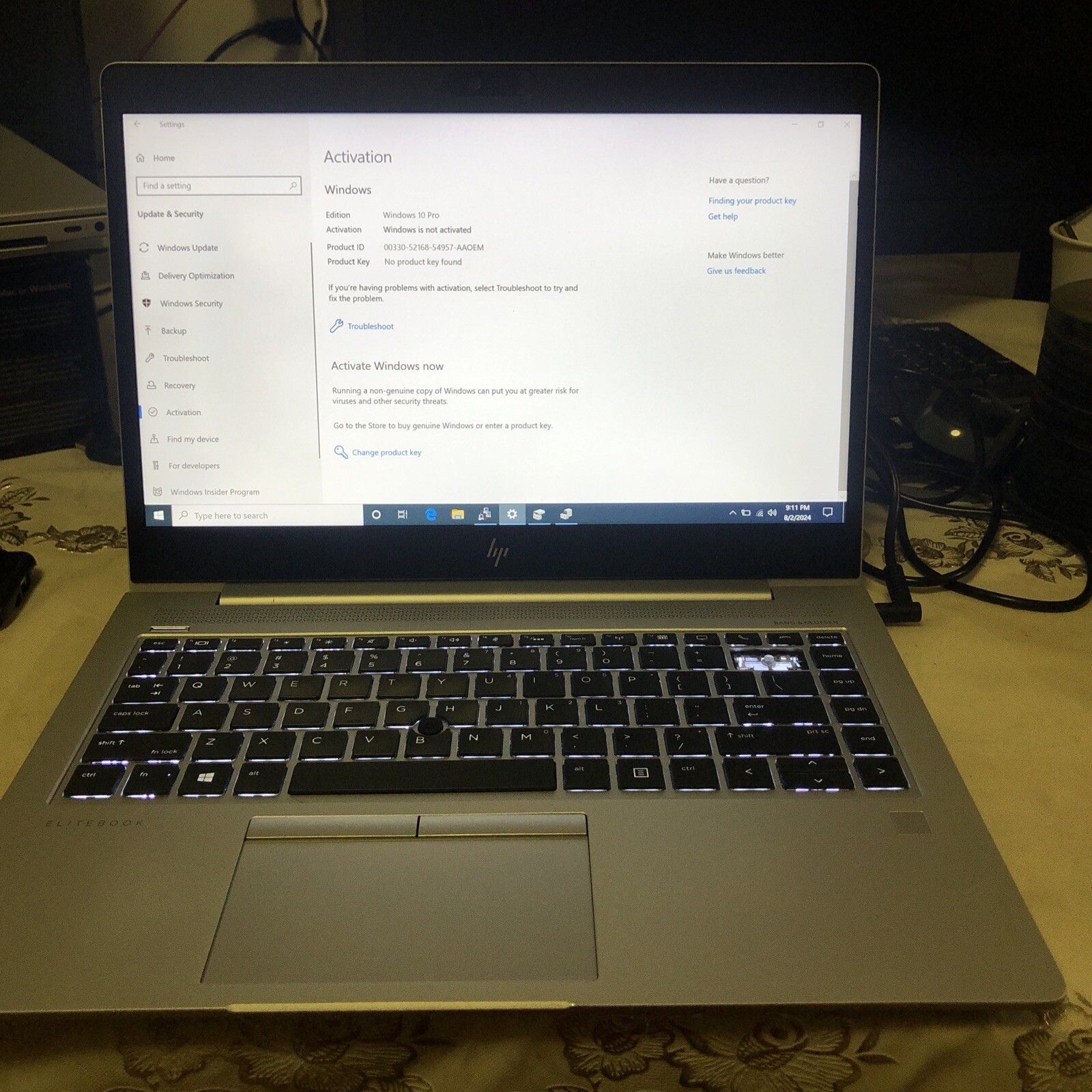 HP EliteBook 745 G4 14″ Laptop PC Computer AMD PRO 16GB RAM 256GB SSD Windows 10