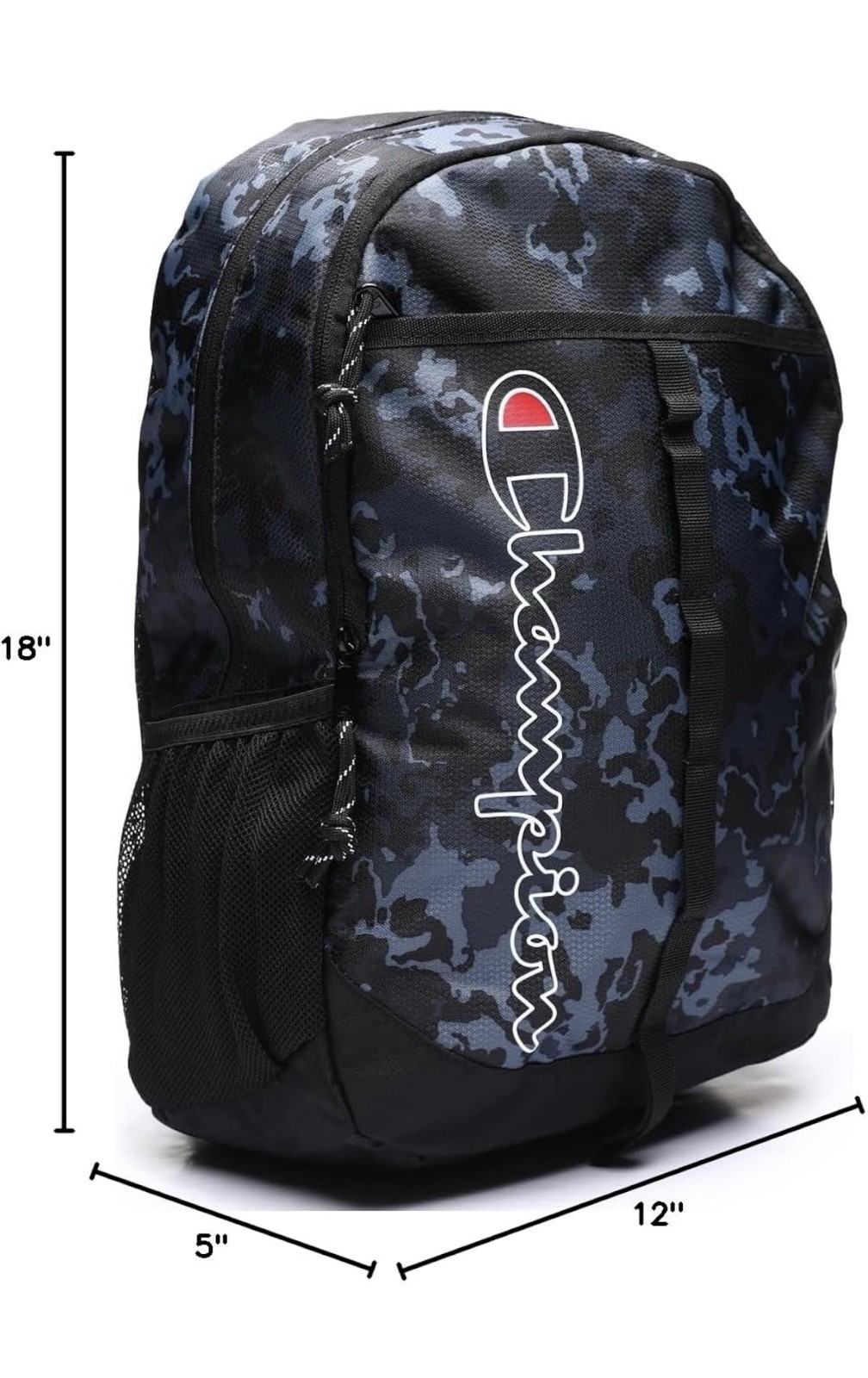 Champion Camo Backpack Black/Gray
