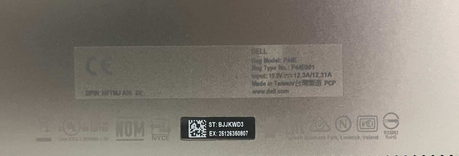 Dell Precision 7750 17″ NVIDIA RTX 4000 8GB 2.4GHz Intel Core i9-10885 64GB 1TB