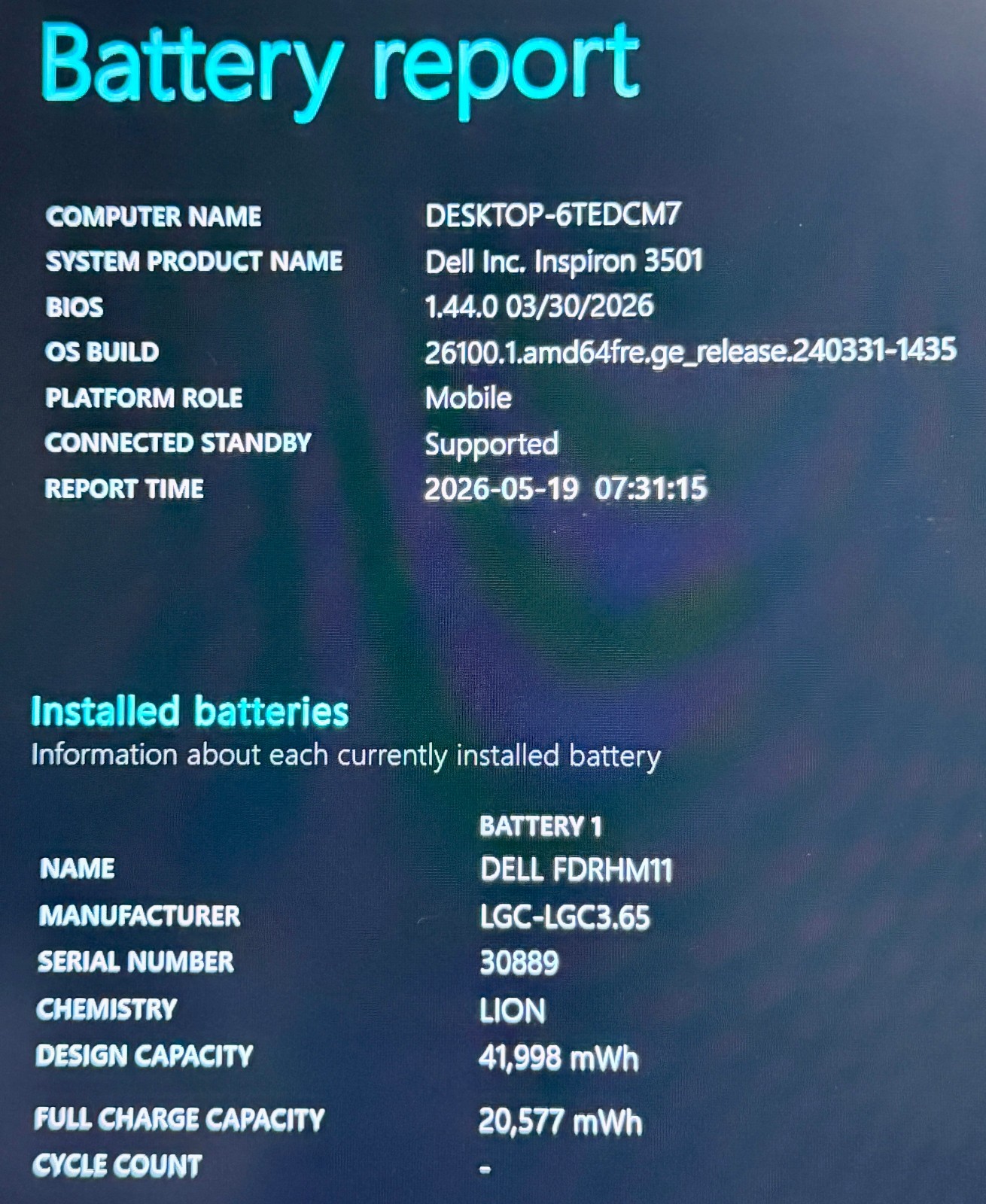 Dell Inspiron 15 3501 15.6″ 2.4GHz Core i5-1135G7 12GB RAM 256GB SSD Win. 11 Pro