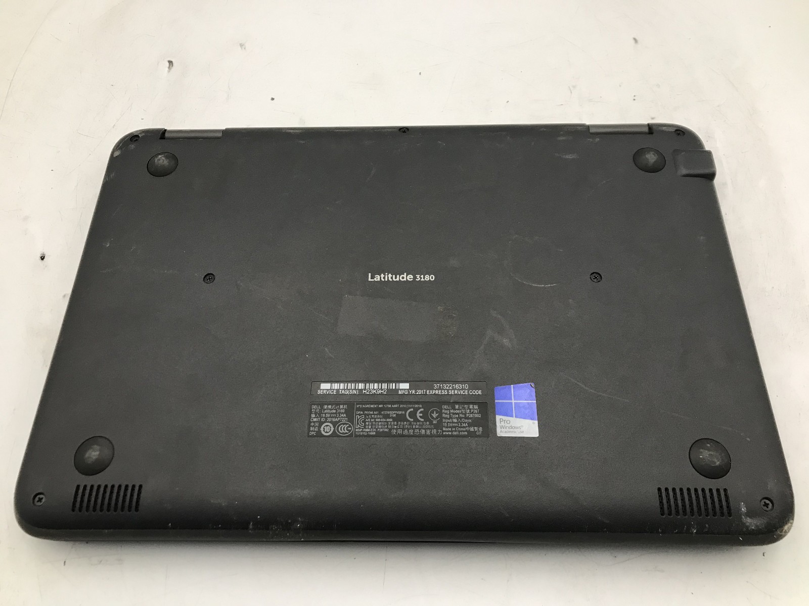 DELL LATITUDE 3180 – BOOTS TO BIOS/BAD LCD – INTEL CELERON N3350 – 4GB RAM – BB!