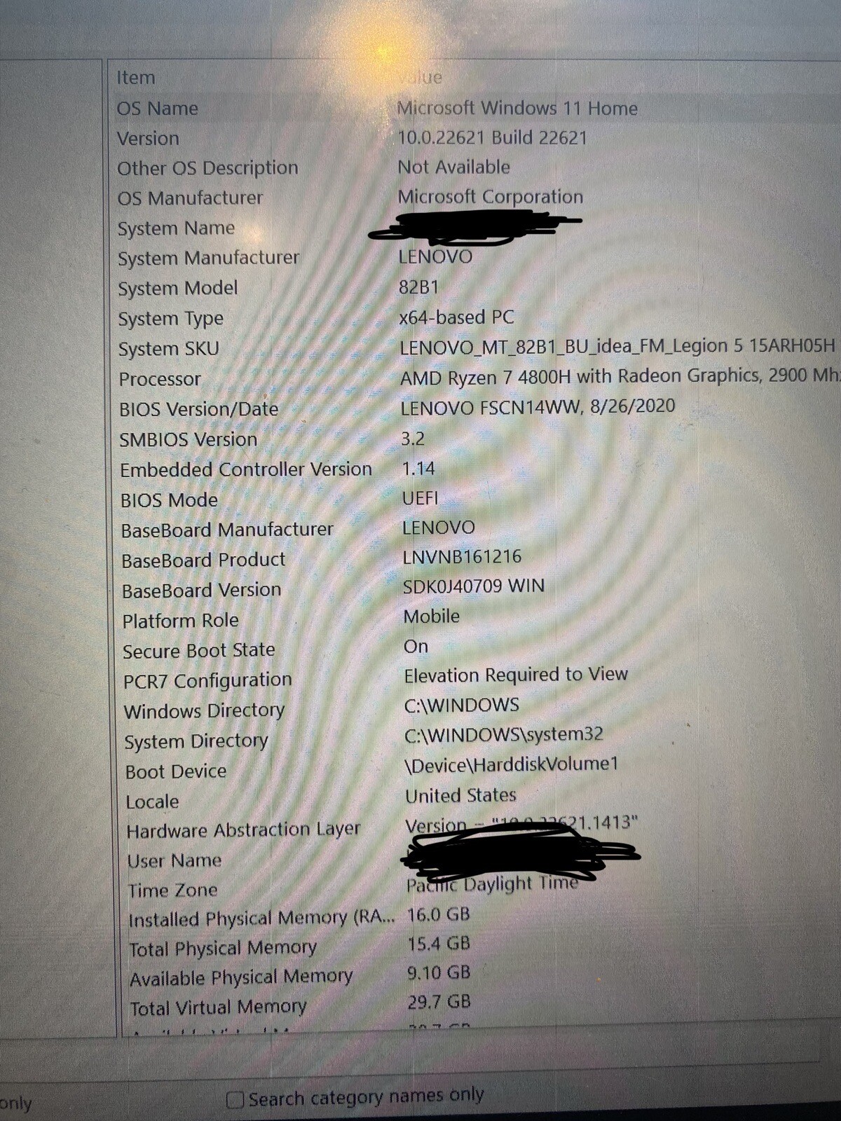 lenovo legion 5 4800H