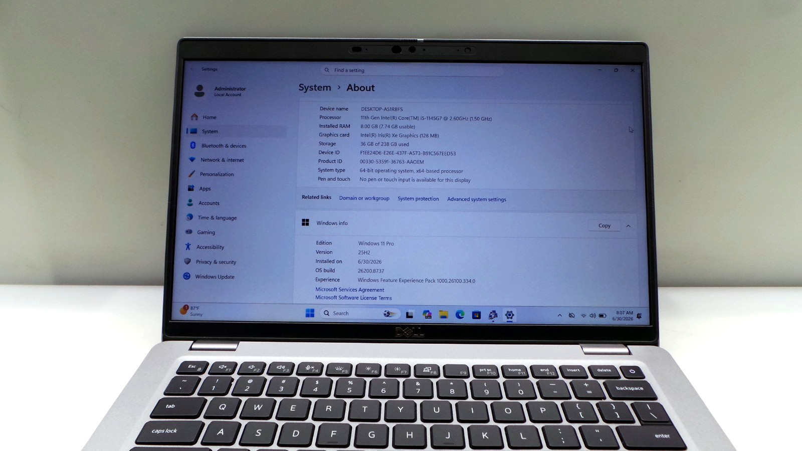 Dell Latitude 5420 | 14″ | i5-1145G7 2.60GHz | 8GB RAM 256GB NVMe | ***READ***