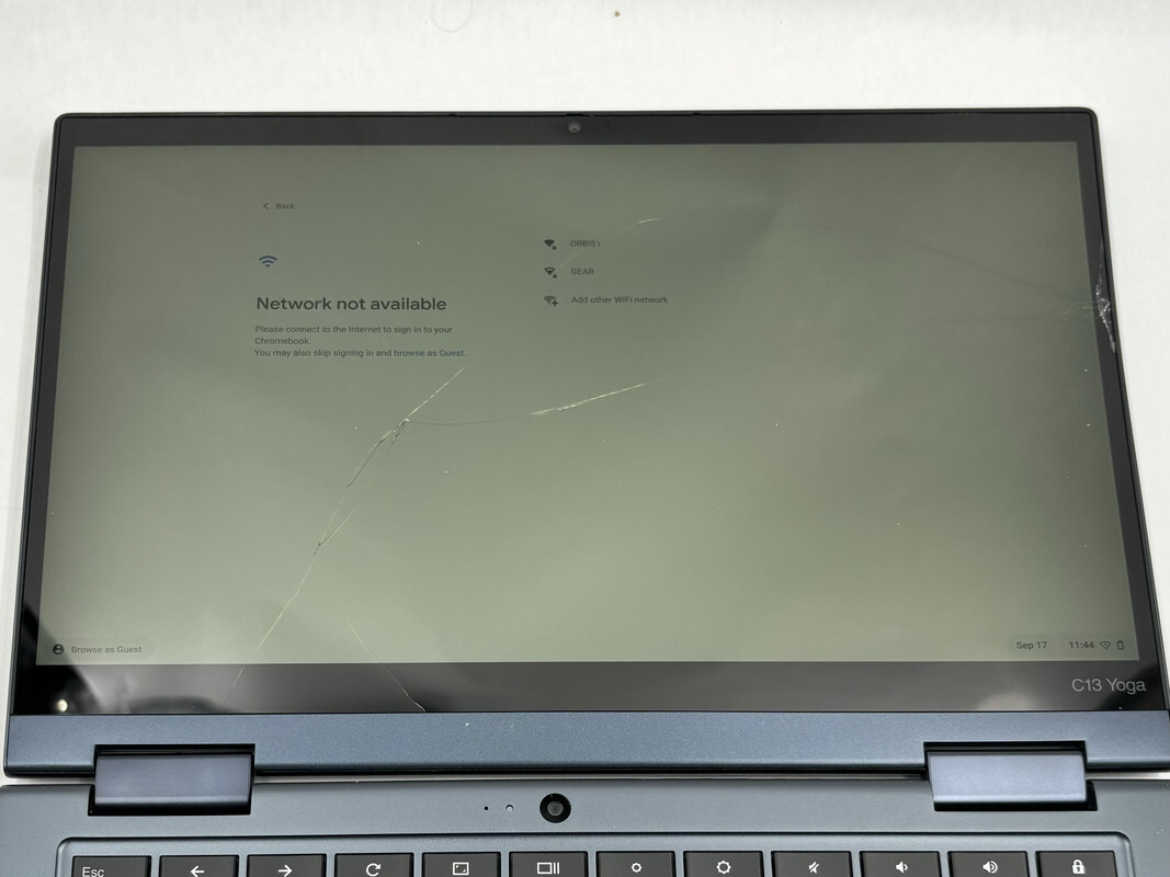 LENOVO THINKPAD C13 YOGA G1 CHROMEBOOK 20UX0003US 13.3″ AMD 16GB/256GB – PART