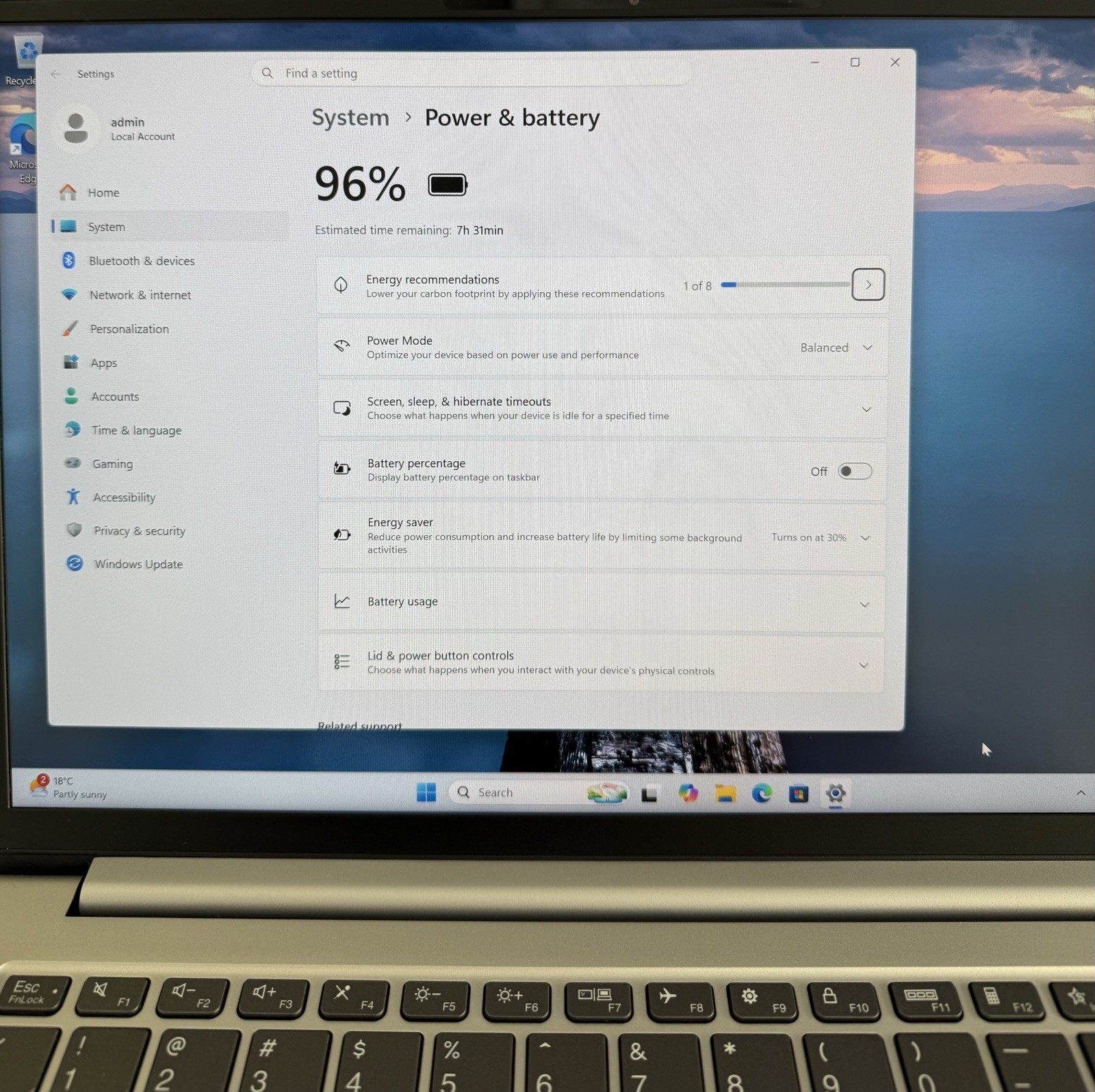 Lenovo Yoga Slim 7 Pro 14ACH5 – 14” 2.2K | Ryzen 9 5900HX | 16GB RAM | 1TB – 34C