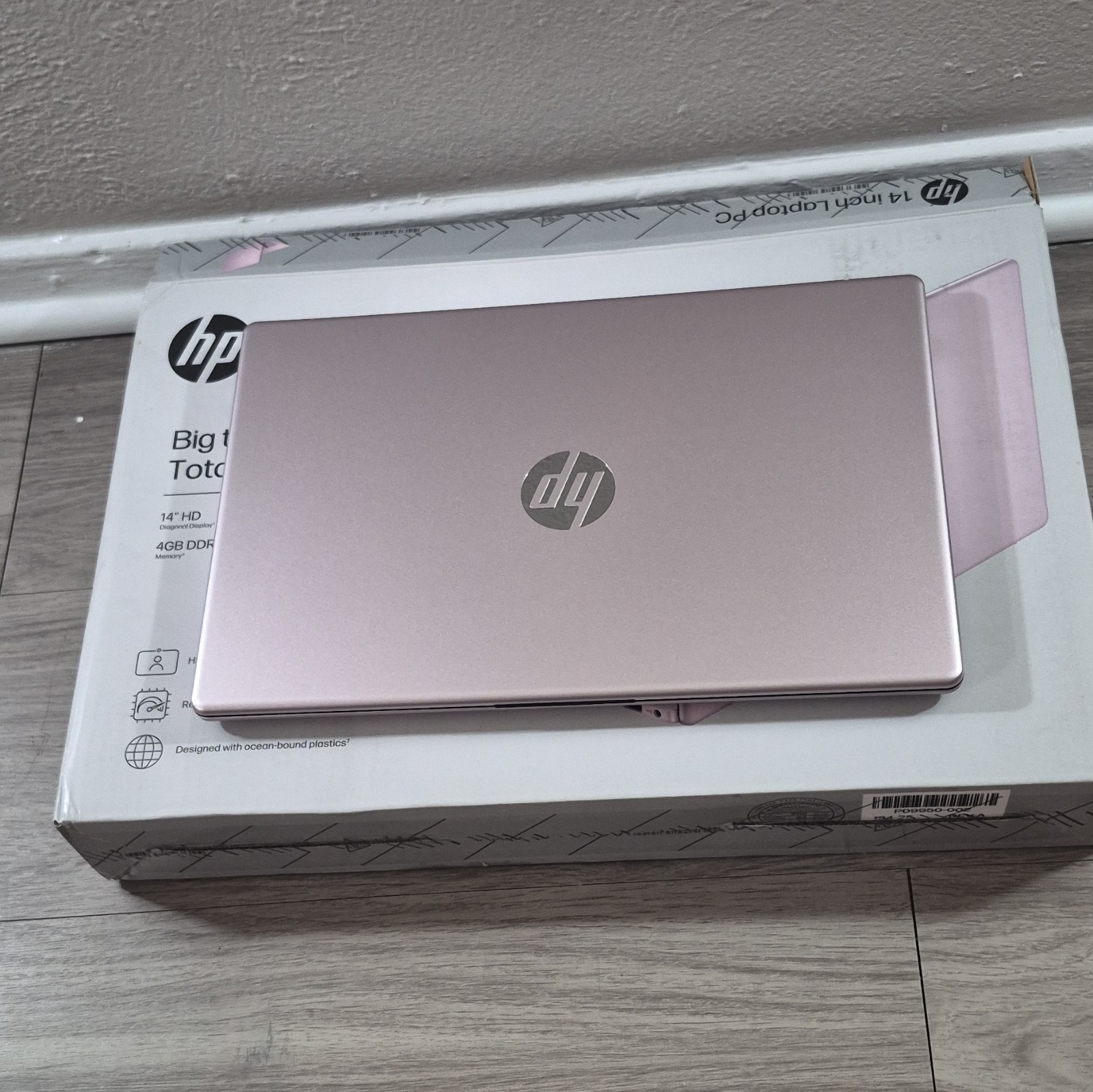 HP Laptop 14-ep2011nm 14in Pink Intel N150 4GB RAM 128GB SSD Win 11 S