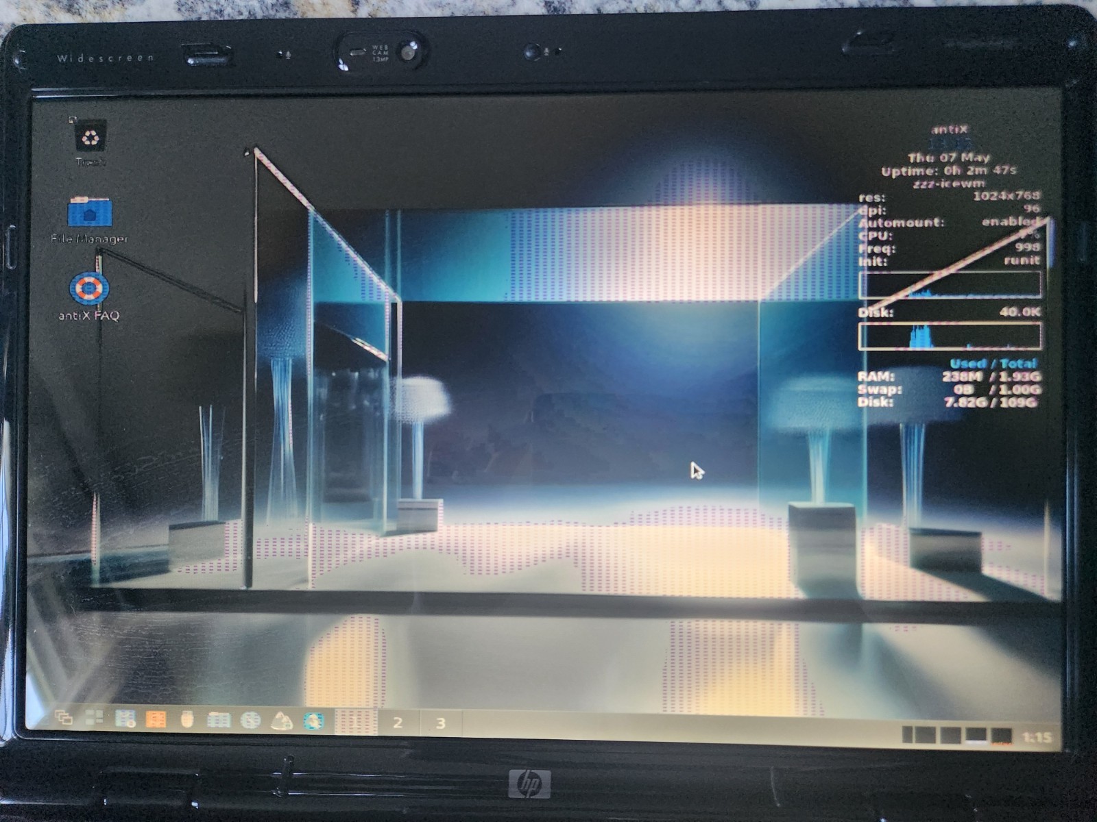 HP Pavilion dv9000 Core 2 Duo T5500 2GB 40GB HDD Linux GeForce Go 7600 For Parts