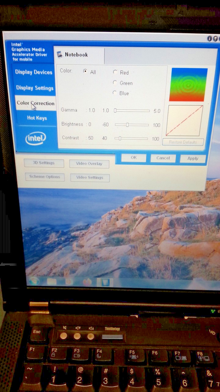 14″ LENOVO T61 INTEL CLEAN INSTALL W7 PRO C2D 64bit SAMSUNG 320GB HDD THINKPAD