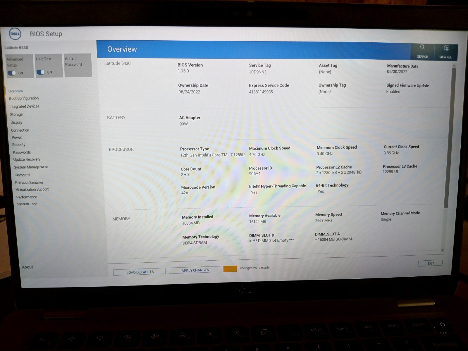 Dell Latitude 5430 14″ Laptop i7-1255U 16GB RAM 256GB SSD WIN11 #97
