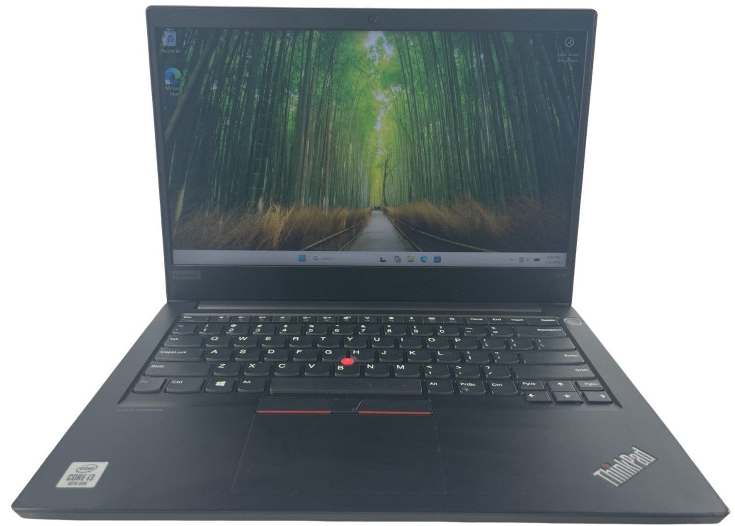 Lenovo ThinkPad E14 14-in Intel i3-10110U 8GB RAM 128GB SSD Win.11 P Ext. bttry