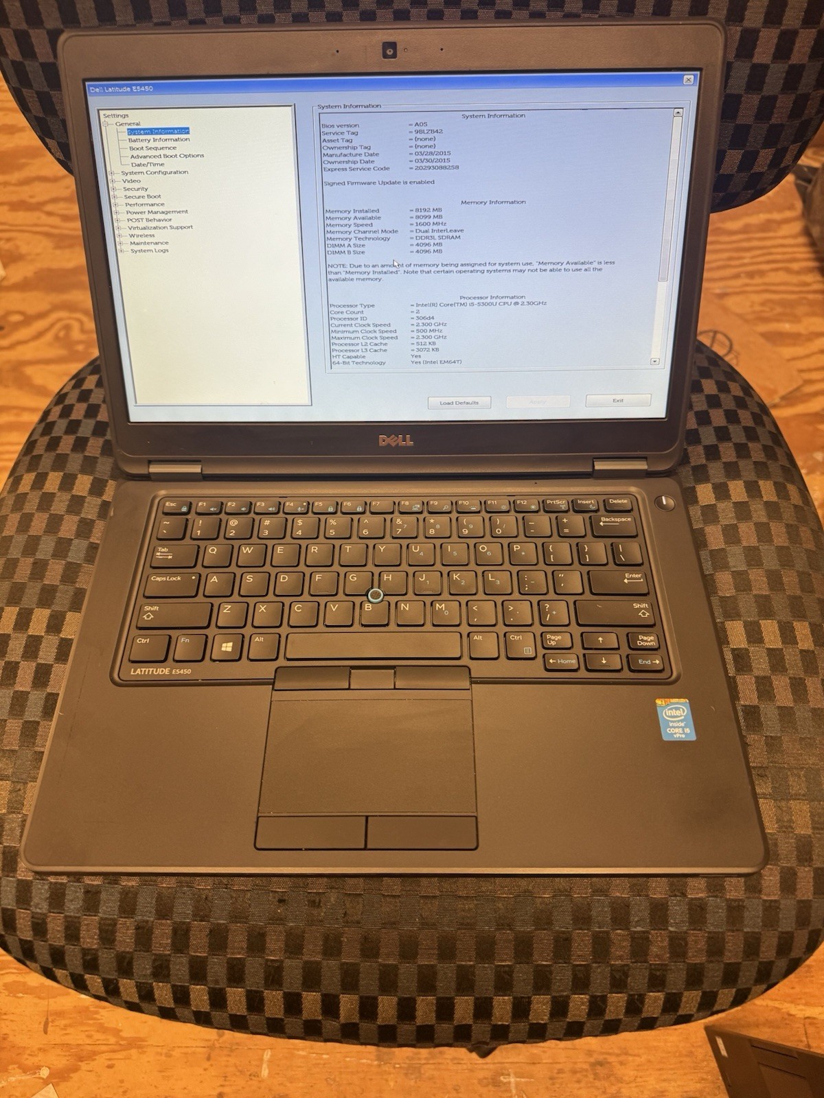 Dell Latitude E5450 14″ i5-5300U 8GB 256GB SSD Win 11 Pro Black