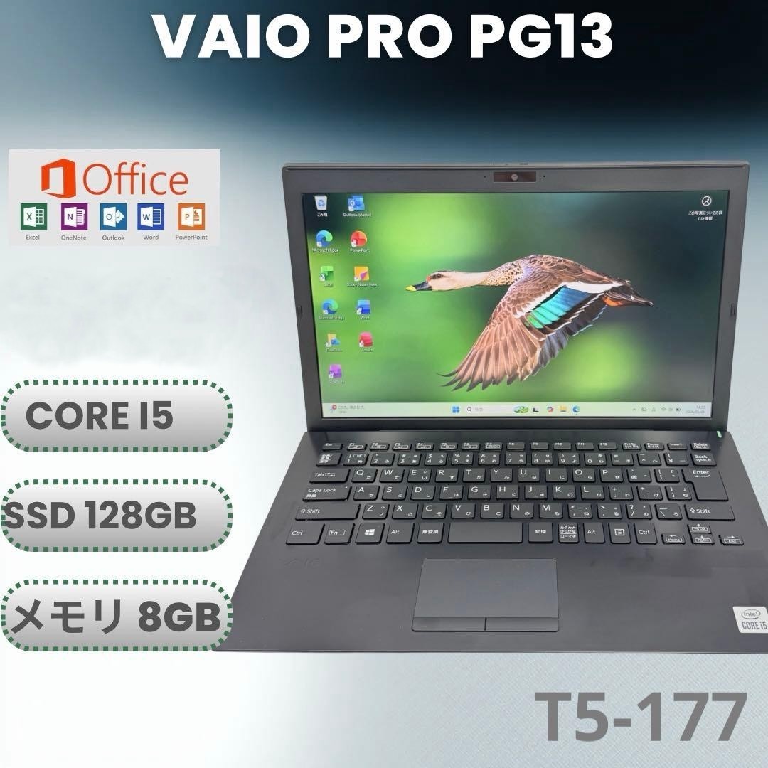 VAIO Pro PG VJPG13C11N i5-1035G1 Intel UHD SSD 128GB 8GB 13.3″ FHD Win 11 Pro