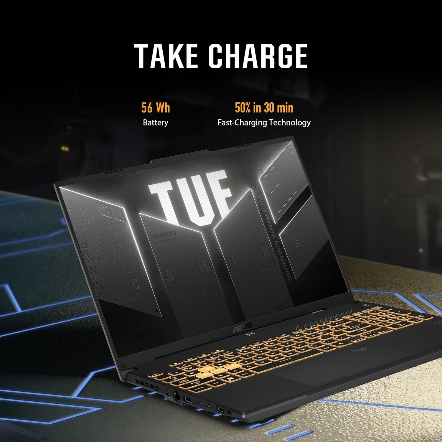 TUF Gaming F16: 16” FHD+ Gaming Laptop with RTX 4050 and Efficient Cooling
