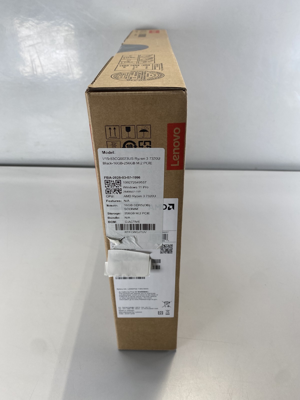 Lenovo Laptop V15 G4 AMN 15.6″ AMD Ryzen 3 7320U 256GB- Black