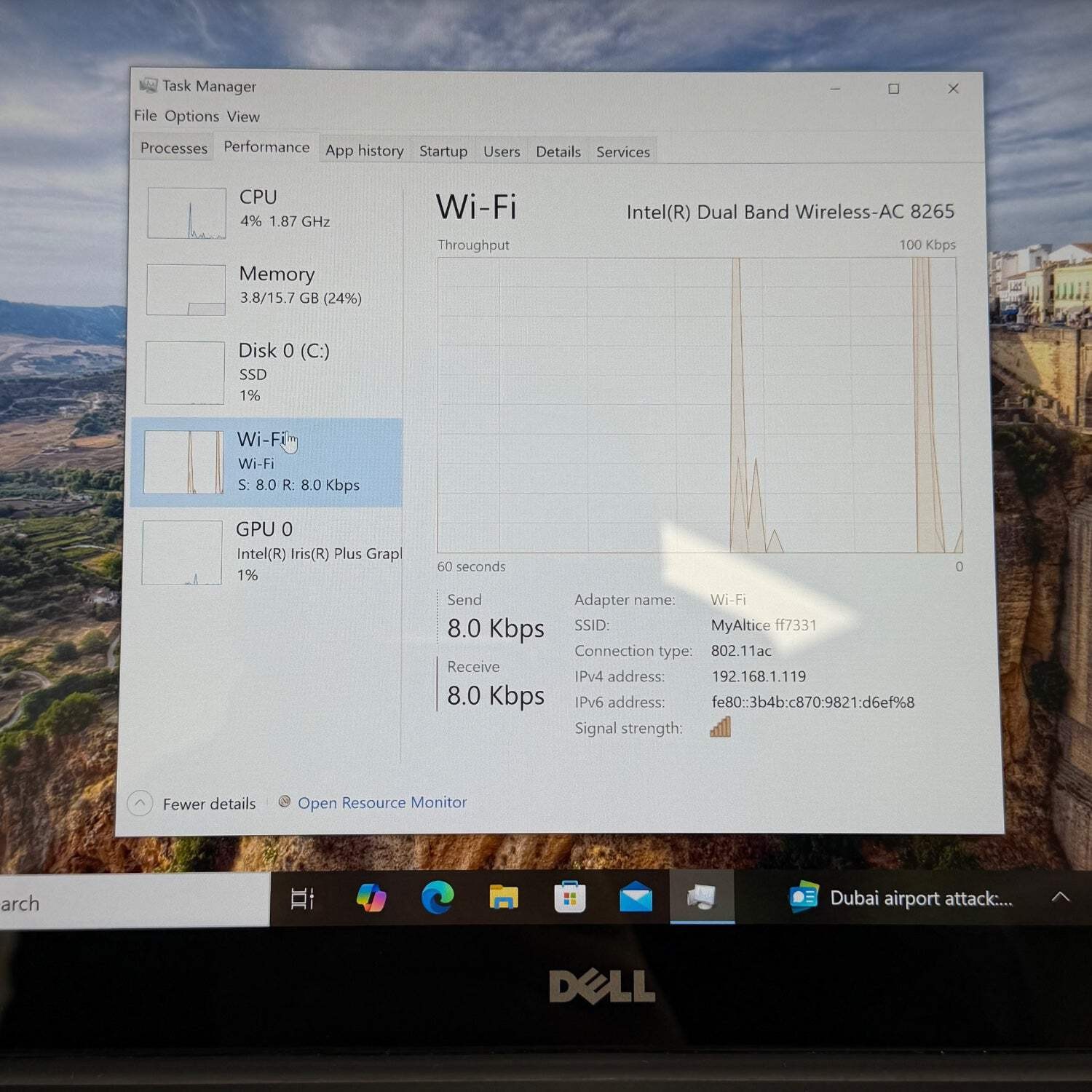 Dell XPS 9360 13.3″ i7-7660u 2.5GHz 16GB RAM 256GB SSD