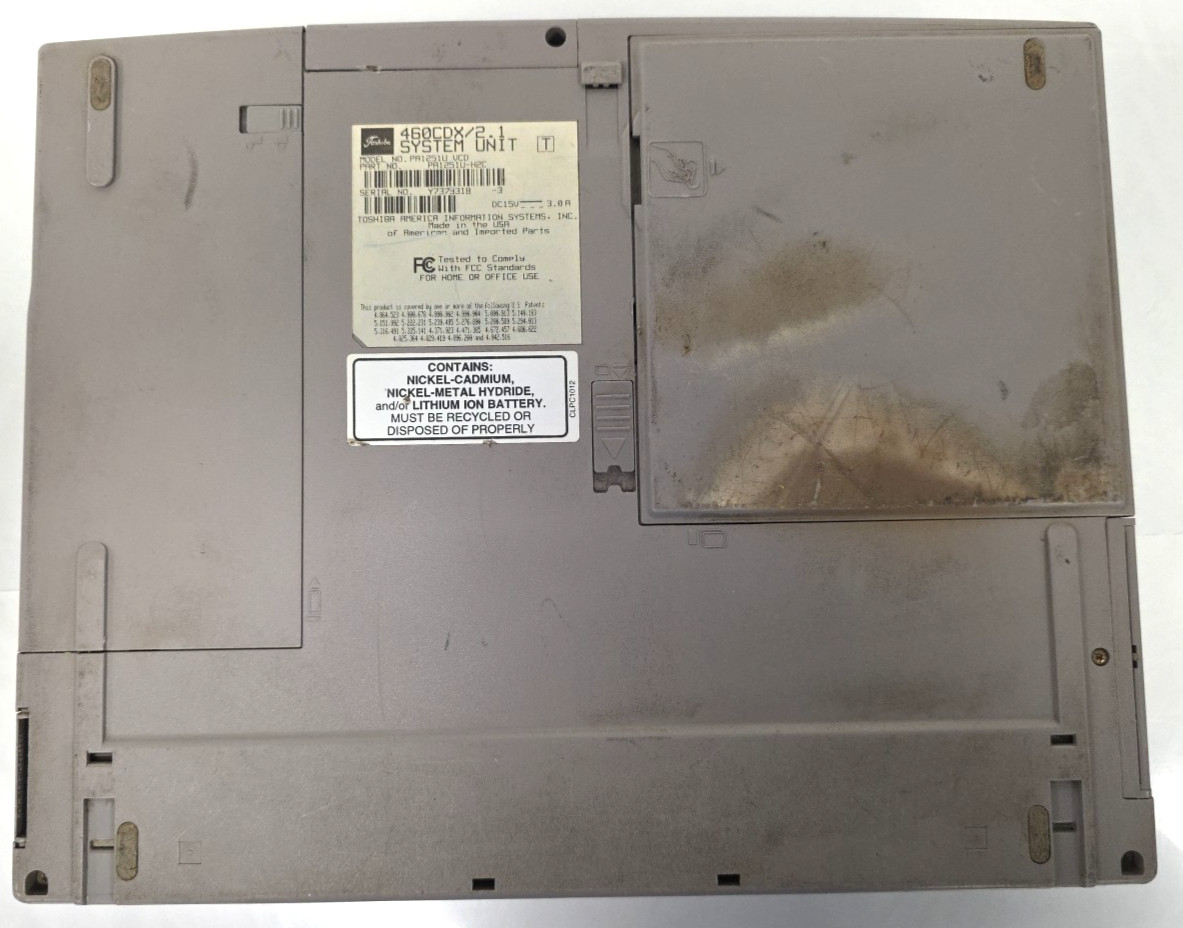 Toshiba Satellite Pro 460CDX | Vintage Laptop |No HDD| PR1251U VCD| Parts/Repair