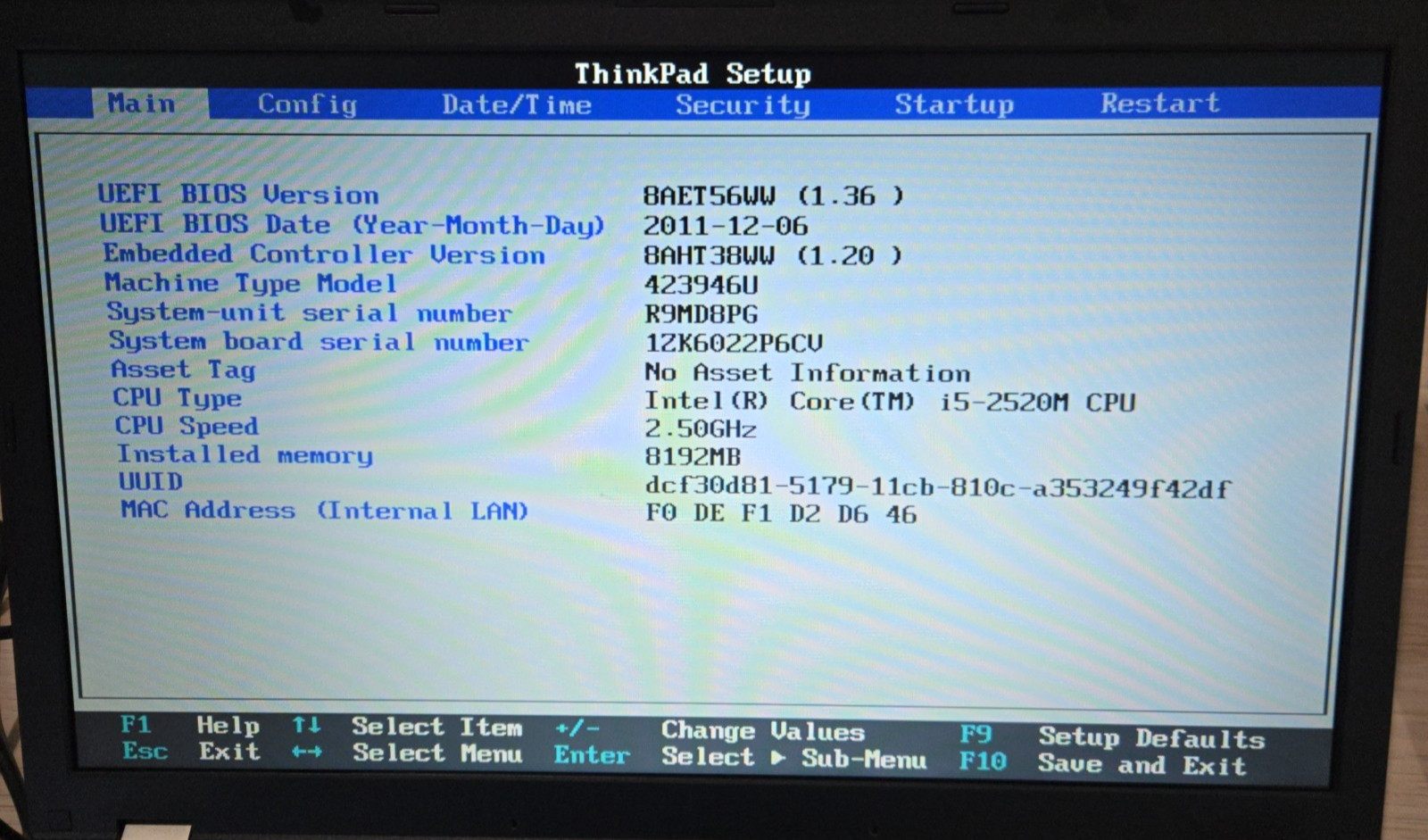 Lenovo ThinkPad T520 i5-2520M 2.50GHz, 8GB RAM, No OS/HDD, Great Condition