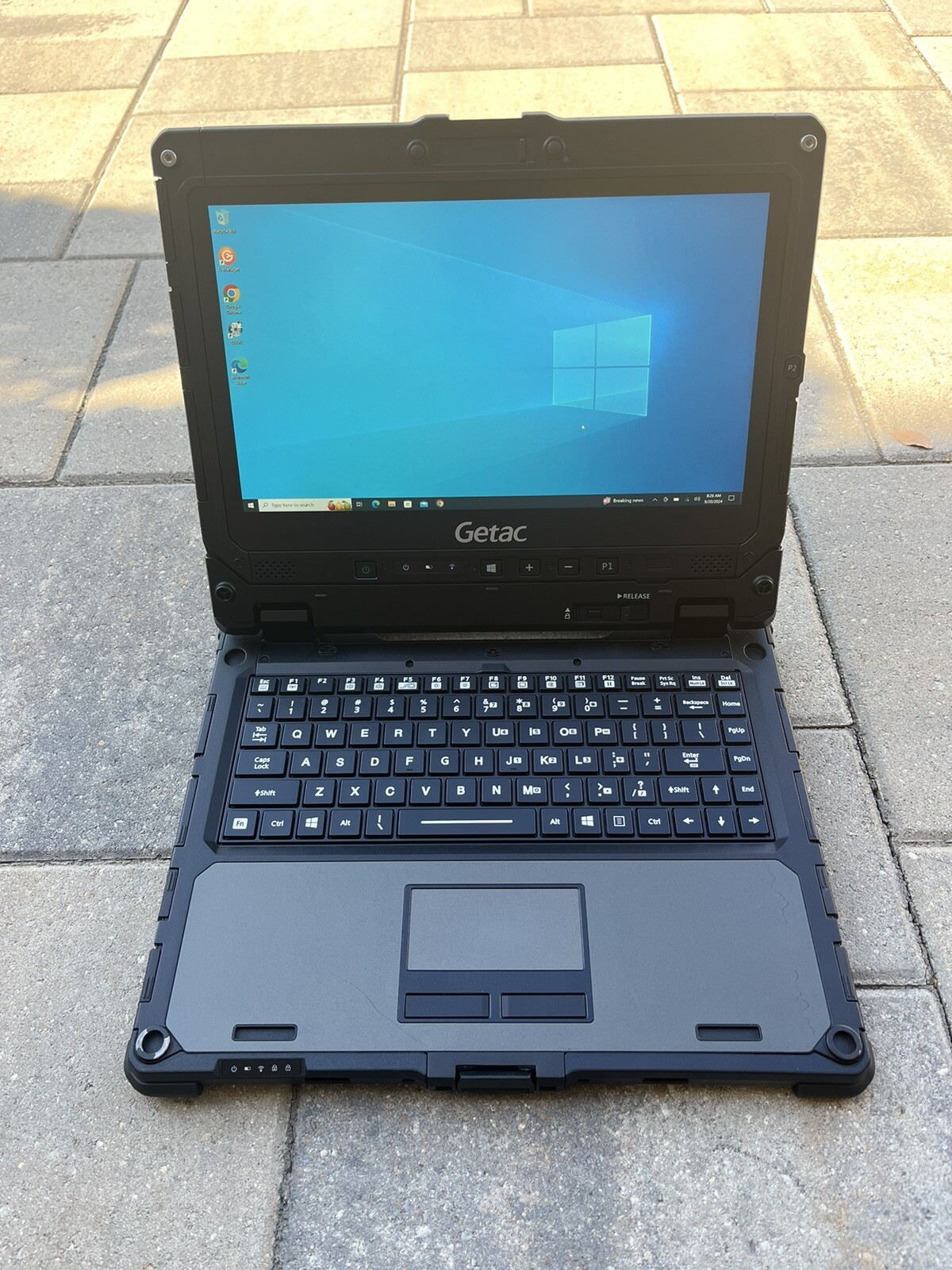 Getac K120 Rugged Toughbook Touch i5-8250U 1.60Ghz 16GB 256GB SSD Win 10 pro