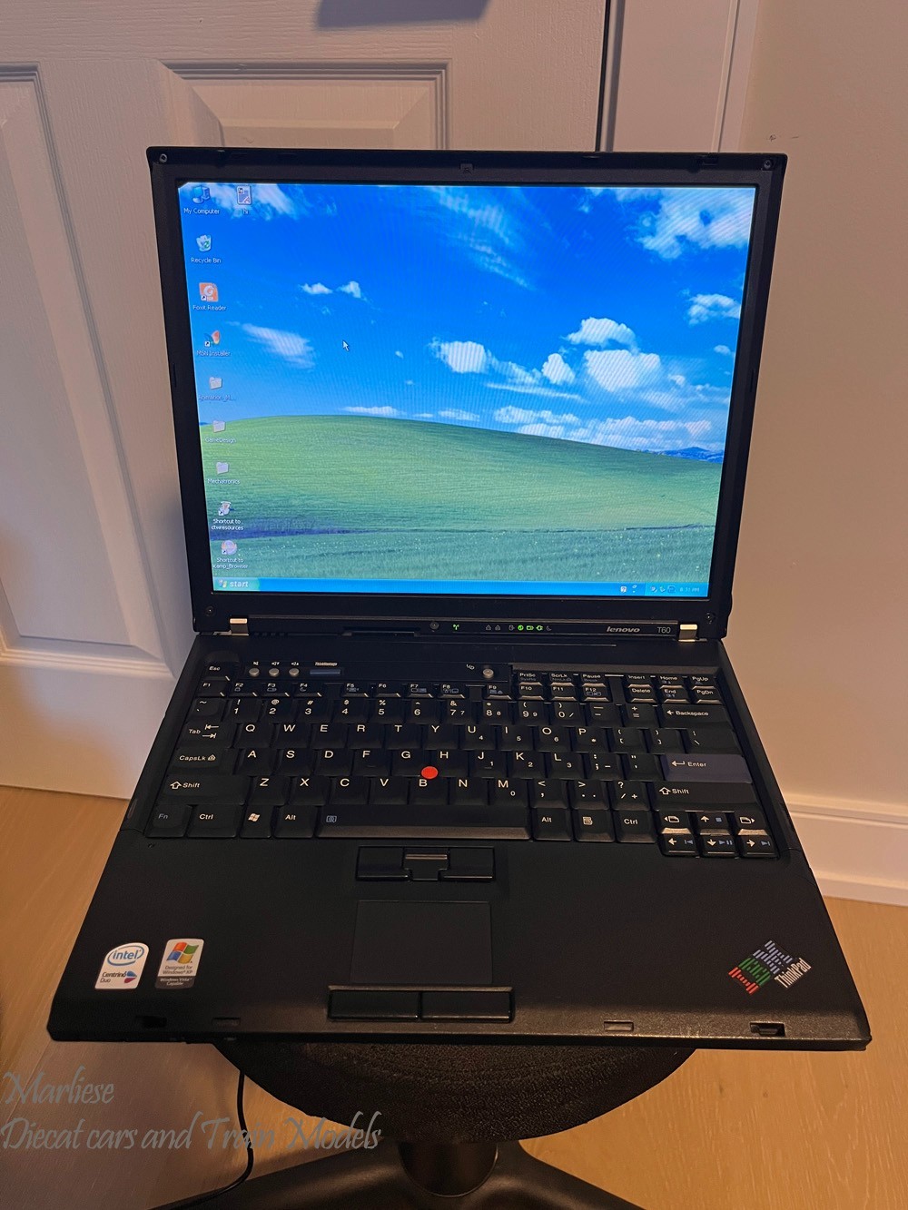 Lenovo ThinkPad T60 Core 2 Duo 1.83GHz 1GB RAM 60GB HDD Windows XP – Tested