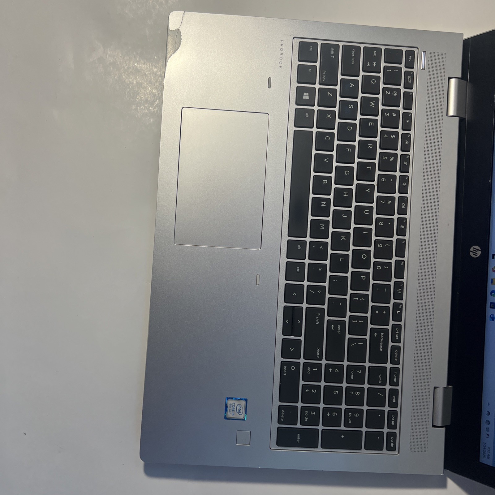 HP ProBook 650 G5 15.6” Intel Core i5-8365U @1.60GHz 8GB RAM 512GB SSD win 11 Pr