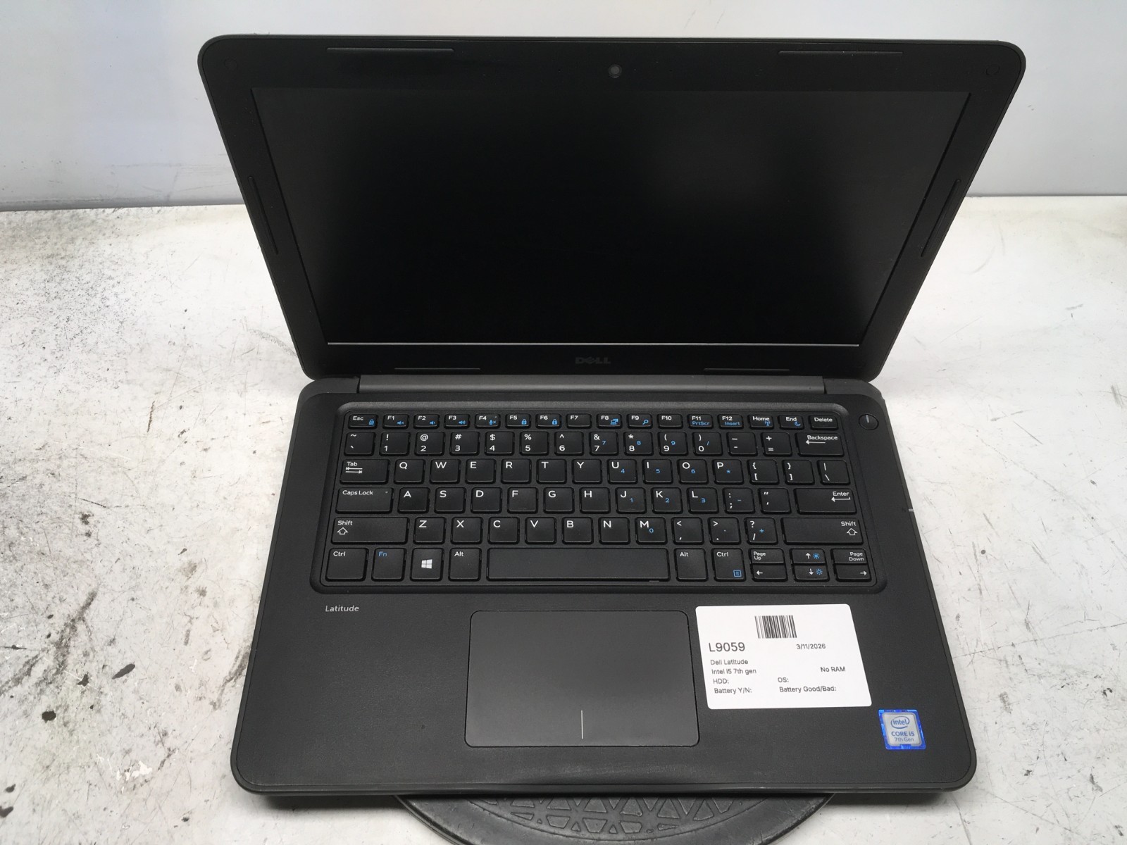 Dell Latitude 3380 Intel i5 7th Gen No RAM NO HDD