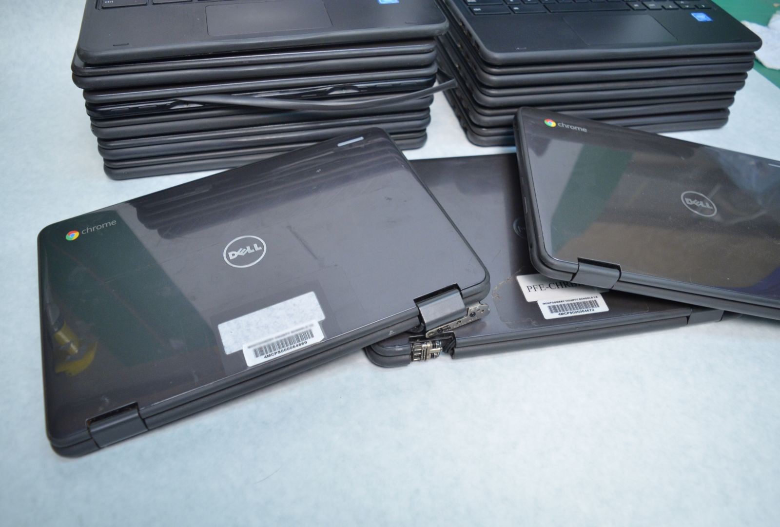 Lot 10 Dell Chromebook 11 3189 11.6″ Celeron N3060 2.48GHz 4GB-RAM 16GB-SSD