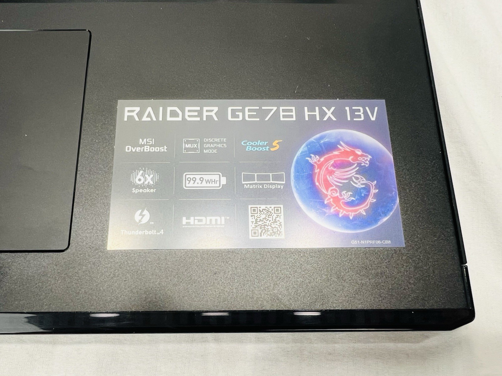 MSI Raider GE78 HX 17″ Gaming Laptop Intel i9 32GB RAM, 2TB SSD, RTX 4080