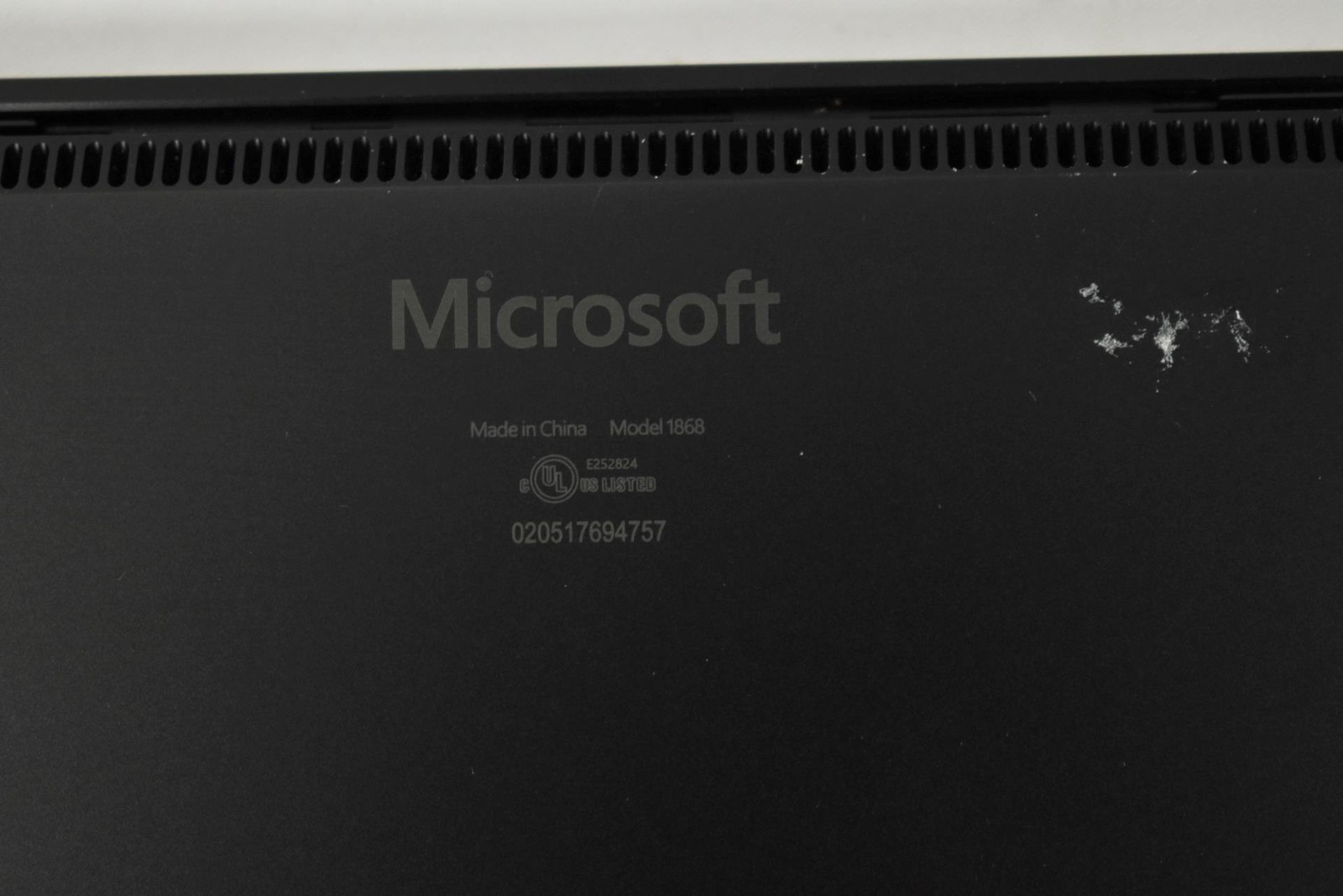 Microsoft Surface Laptop 3 i7-1065G7 1.3GHz 16GB 256GB SSD No OS *See Issues*