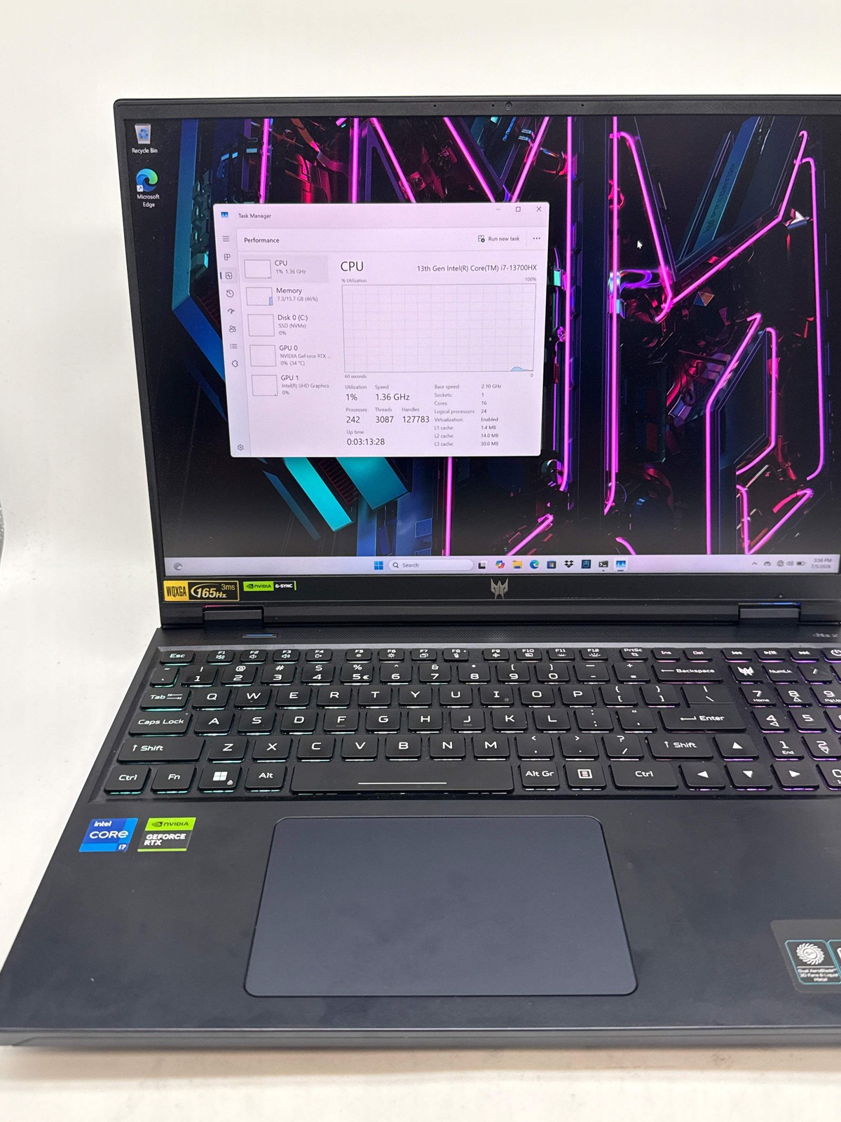 Acer Predator Helios 16 PH16-71 16″ i7-13700HX 16GB RAM 1TB SSD GeForce RTX 4060