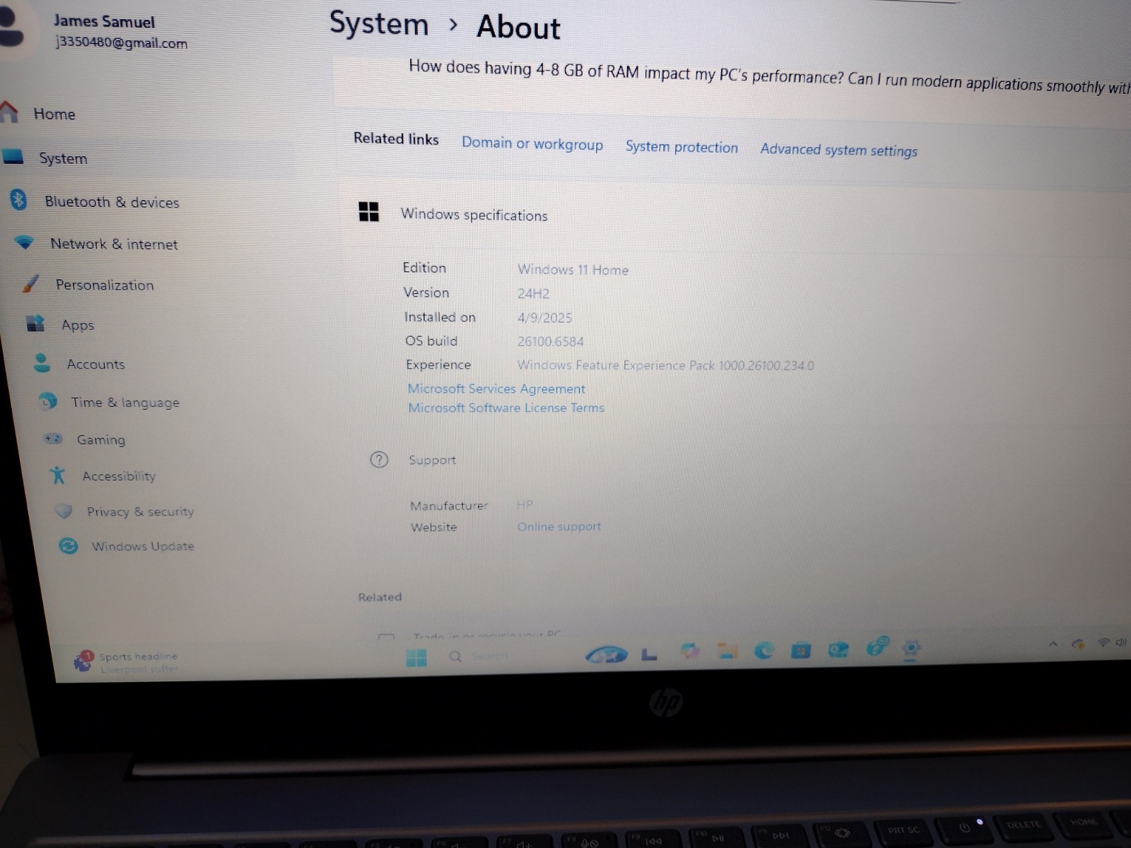 HP Laptop 15.6-inch