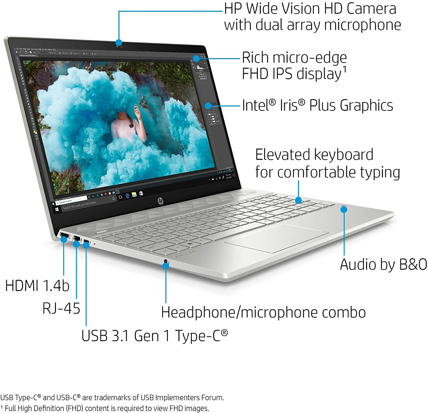 HP Pavilion 15″ Laptop Intel Core i7 16 GB RAM 512 GB SSD 15-cs3019nr NEW