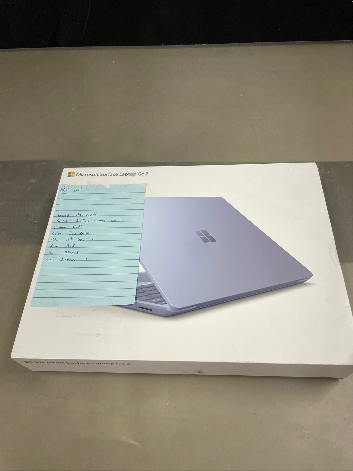 Microsoft Surface Laptop Go 2 12.4″ Intel Core i5 8GB RAM 256GB SSD Ice Blue