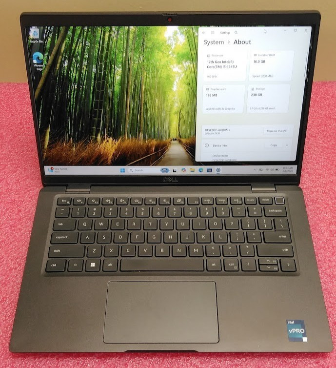 Dell Latitude 7430 – Intel i5-1245U – 16GB RAM 256GB NVMe – Windows 11 Pro