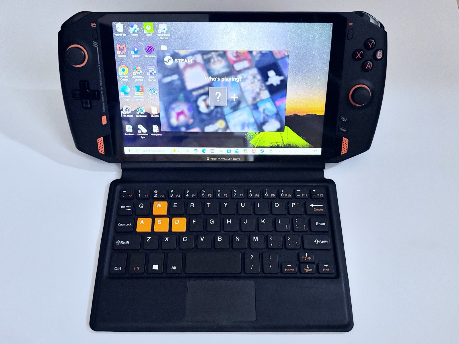 🔥 ONEXPLAYER i7-1165G7 16GB 1TB Handheld Gaming Laptop+ Keyboard Case 2 Charger