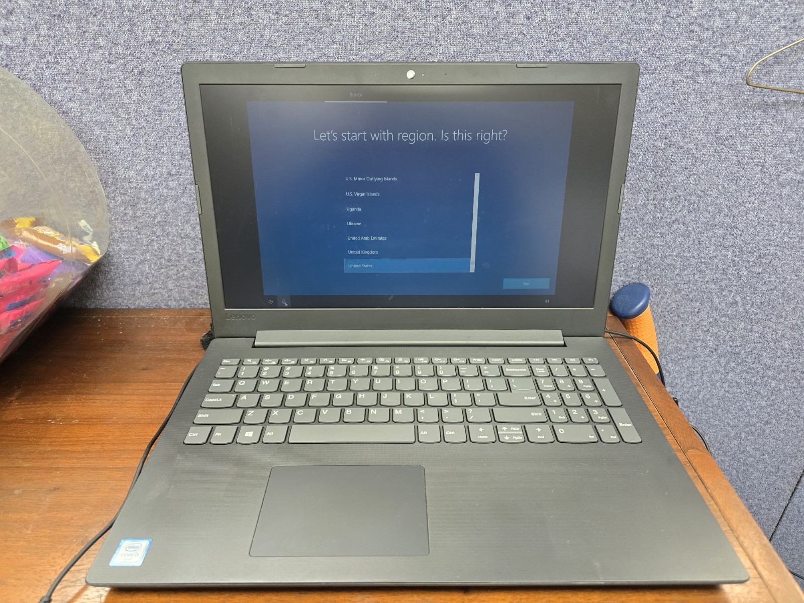 Lenovo ideapad 130-15IKB Laptop Intel I3-6006u 2.00ghz 8GB WIN 10 Setup