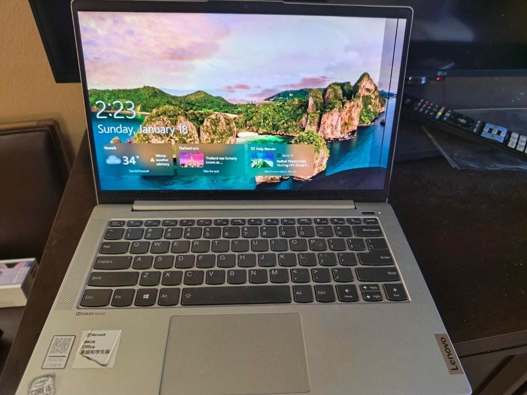 Lenovo 81YJ XiaoXin Air lntel Core i5-1035G1 CPU @ 1.0 GHz 16GB 477GB 1920×1080