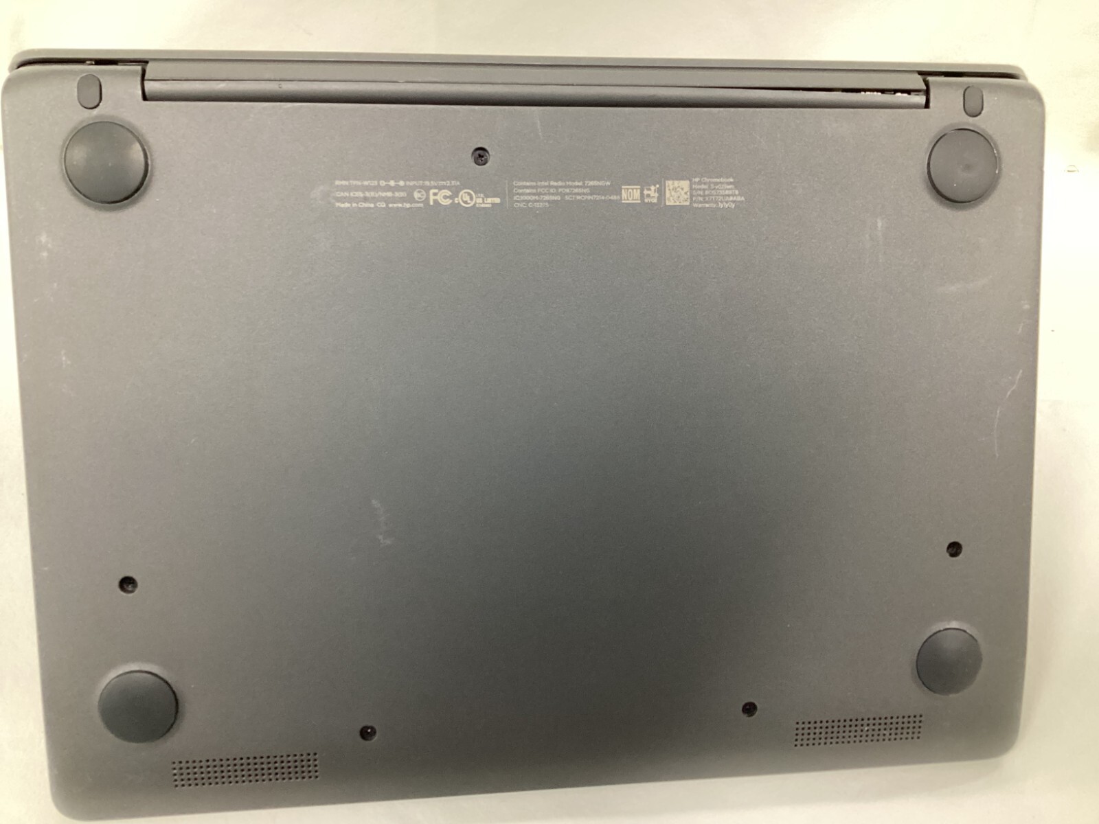 HP 11V025WM 11.6″ Chromebook Intel Celeron N3060 4GB RAM 16GB eMMC