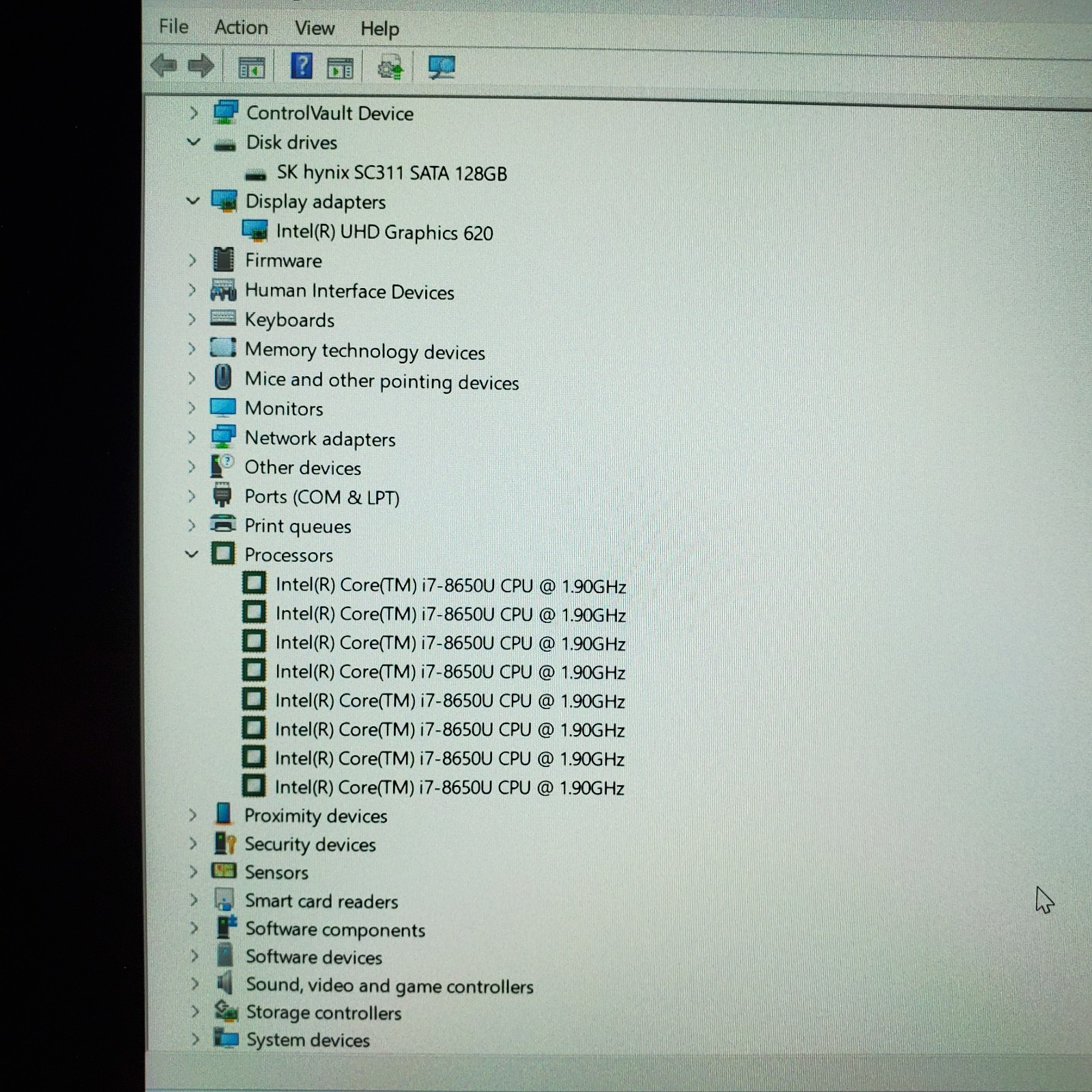 Dell Latitude 7212 Rugged Ext/ i7-8650U 1.9G/16G Ram/128G M.2/Win11Pro(SEE DESC)