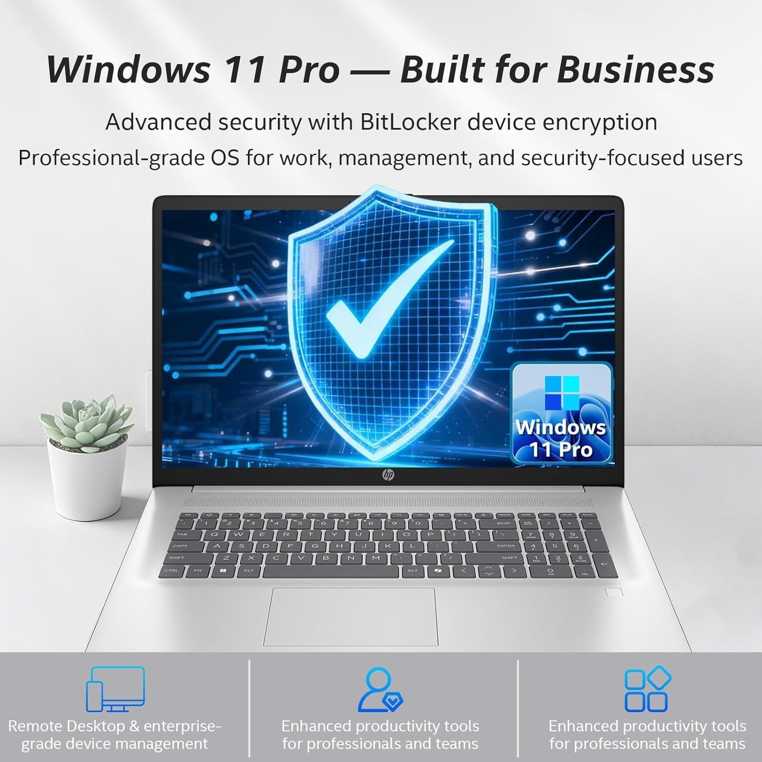 HP Laptop 17.3″ Intel Core i5 Processor Up to 64GB RAM 2TB SSD Microsoft Office