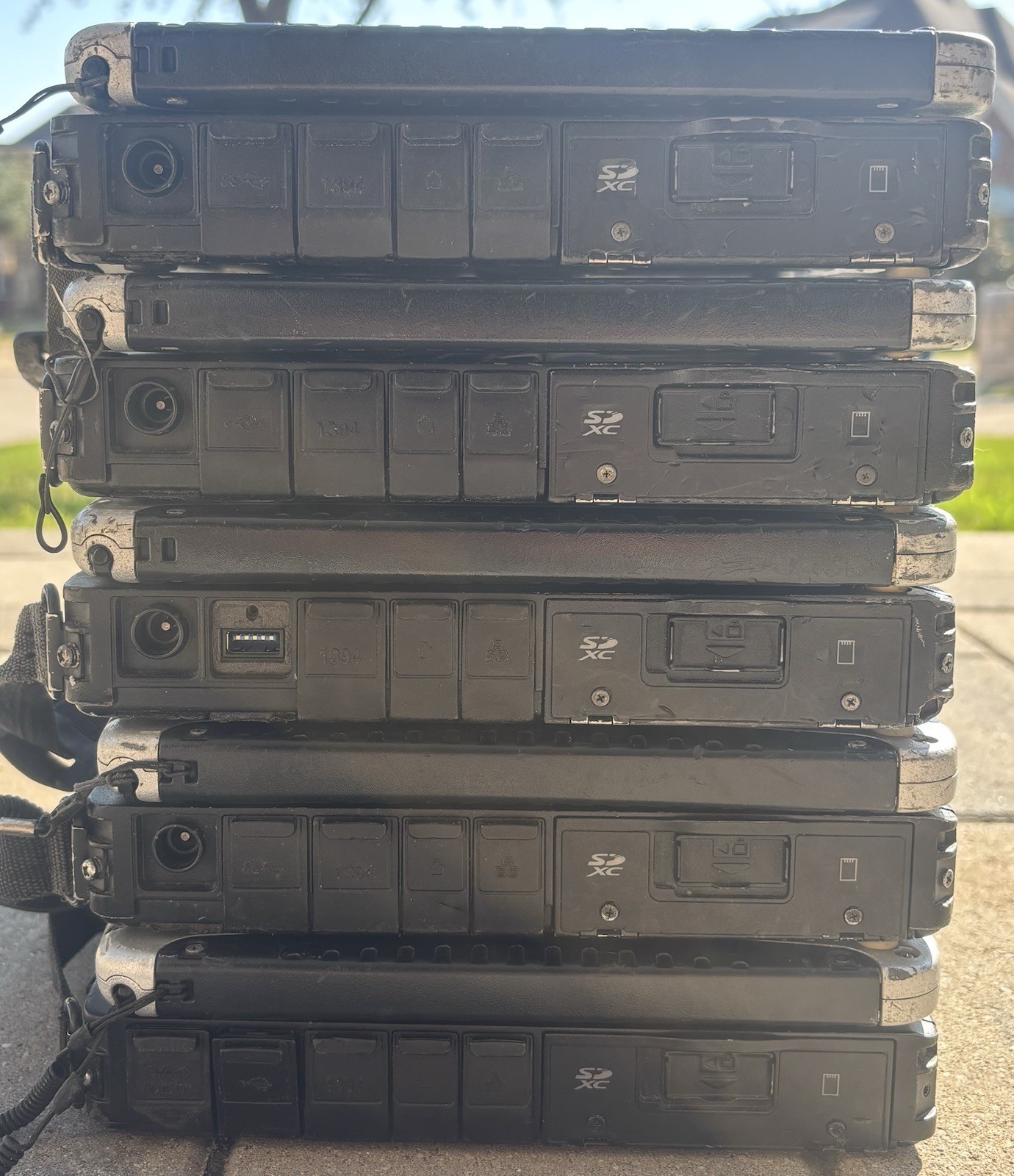 Lot of 5 Panasonic Toughbook CF-19 Parts Unit AS IS Boots to Bios No Caddy