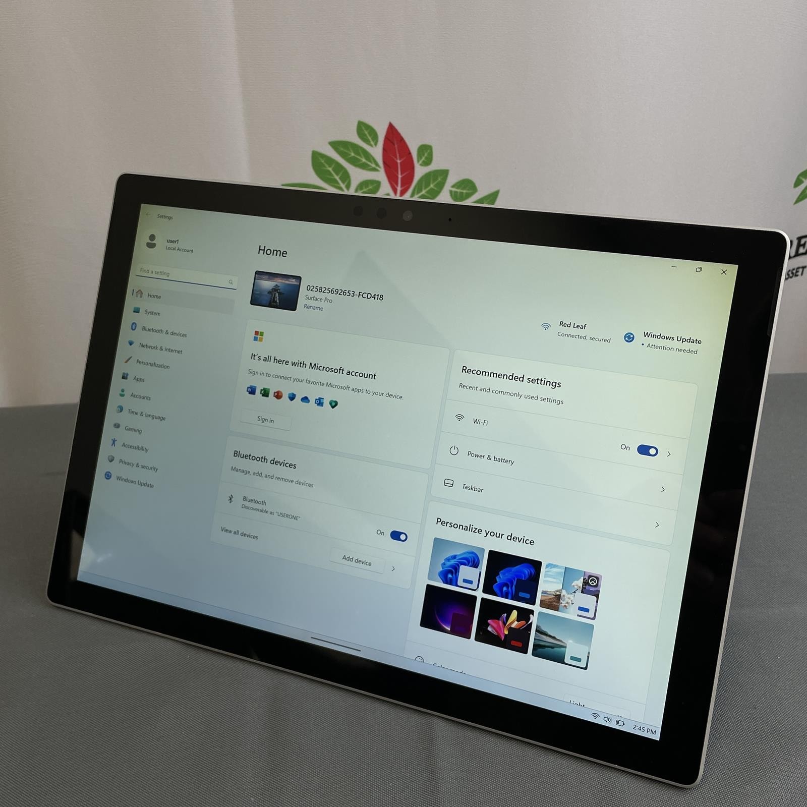 Microsoft Surface Pro 1807 12.3 in, Core i5-7300U, 8GB, 256GB NVMe, LTE (READ)